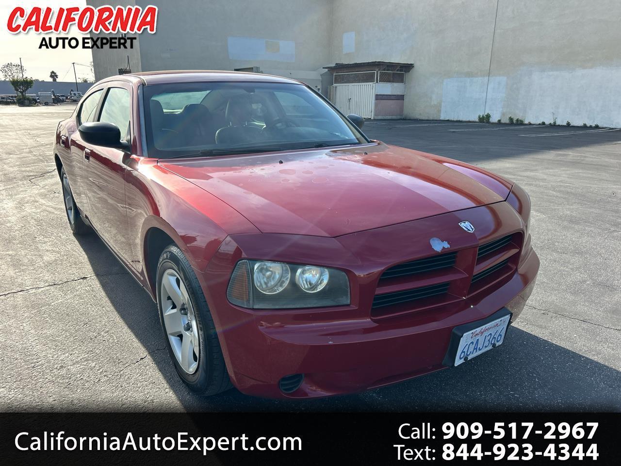 Red 2007 Dodge Charger Sedan Automatic
