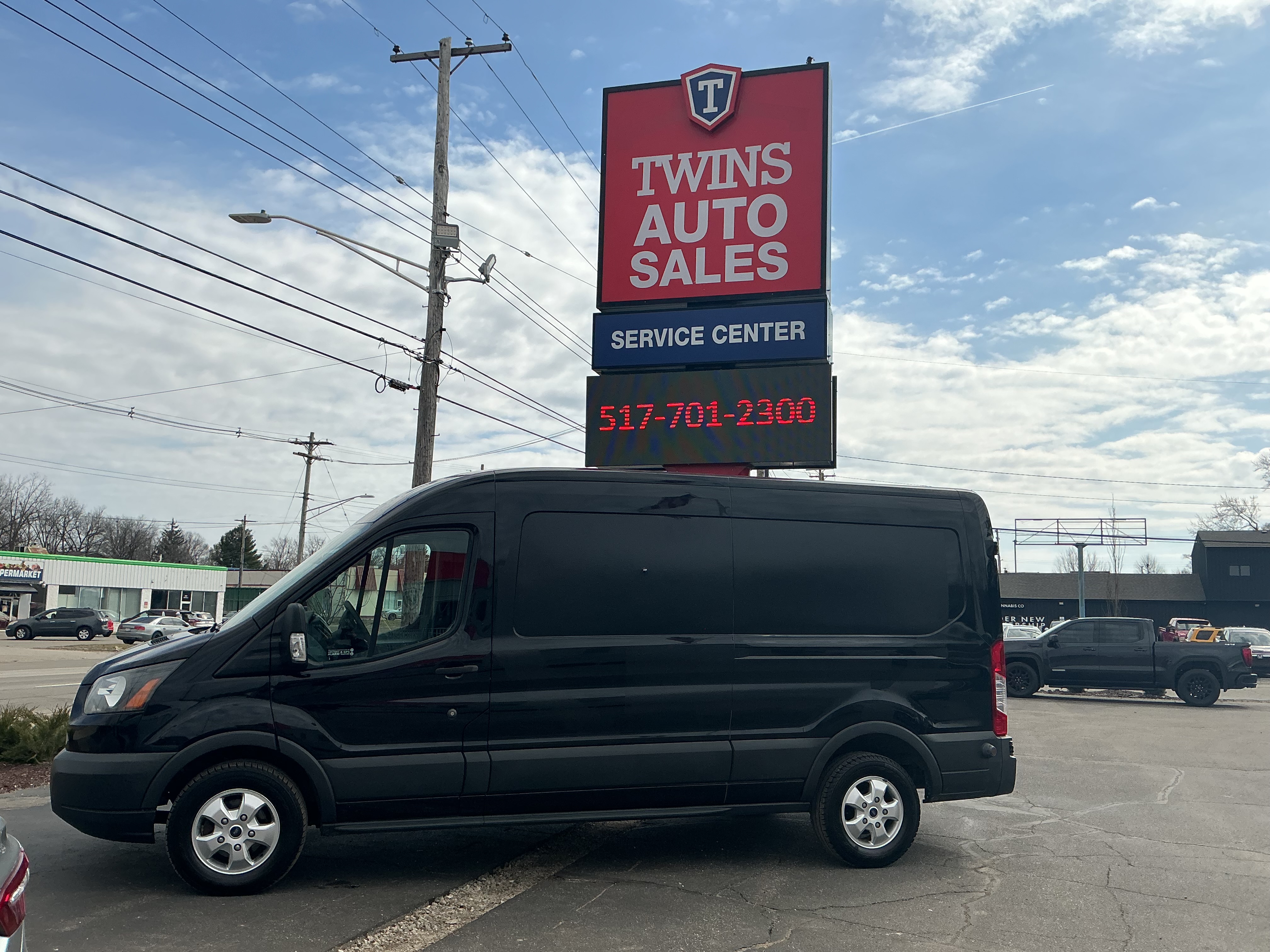 2017 Ford Transit Cargo 250 3dr LWB Medium Roof Cargo Van with Sliding Passenger Side Door