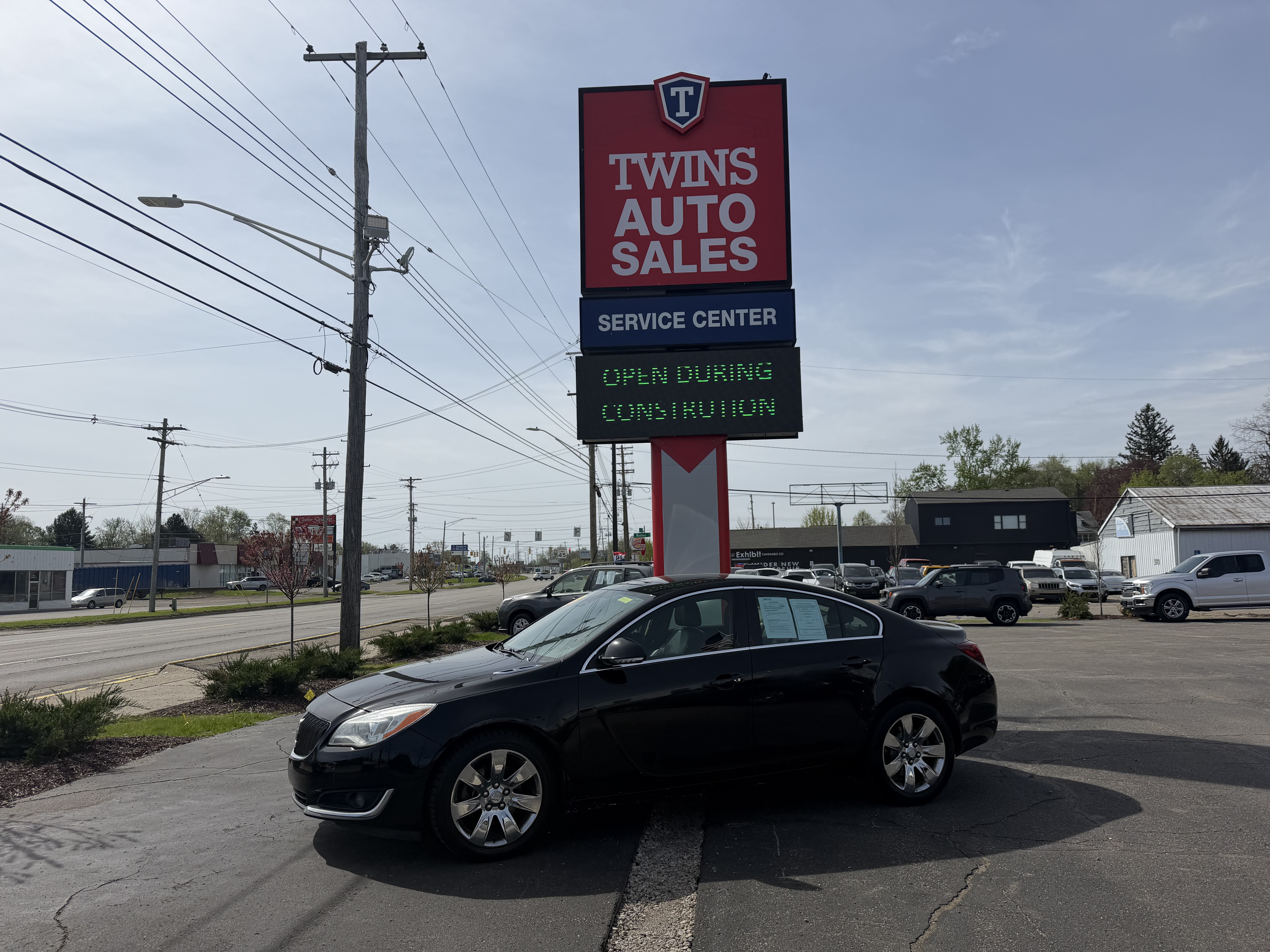 Black 2016 Buick Regal Premium II Sedan FWD Sedan Front-Wheel Drive 6-Speed Automatic