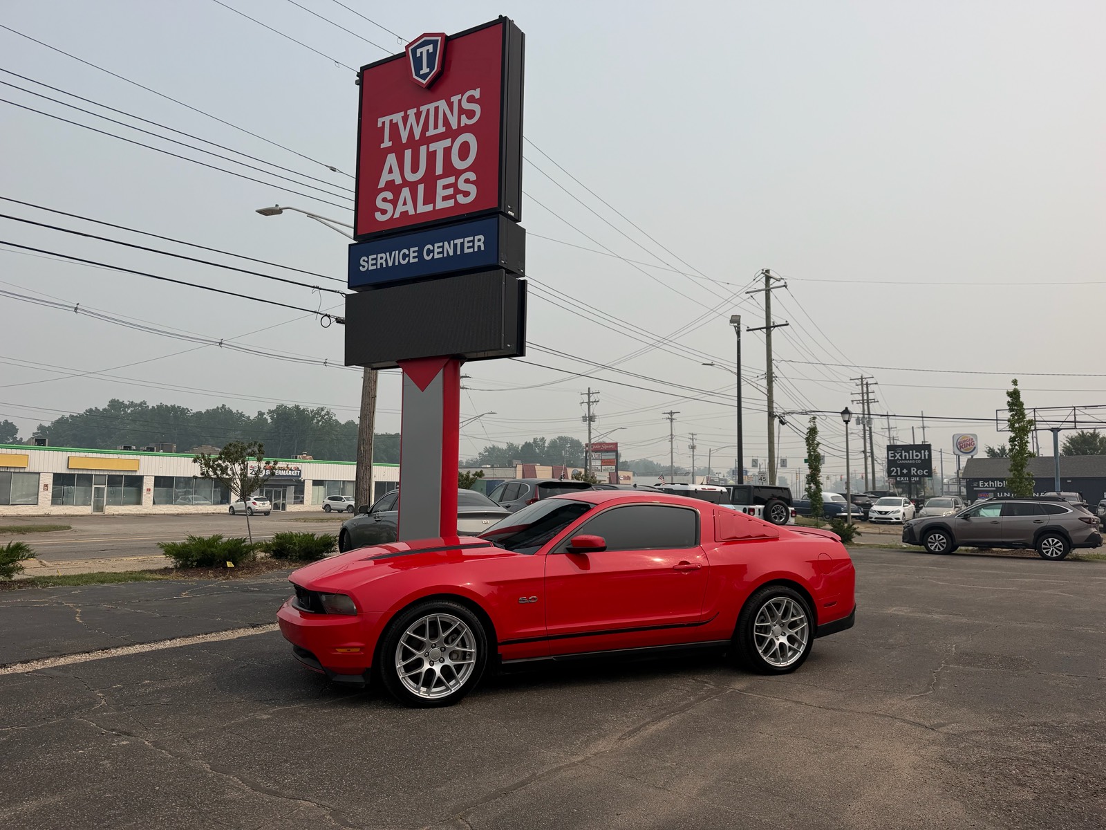 Black 2012 Ford Mustang Coupe Rear-Wheel Drive 6-Speed Manual