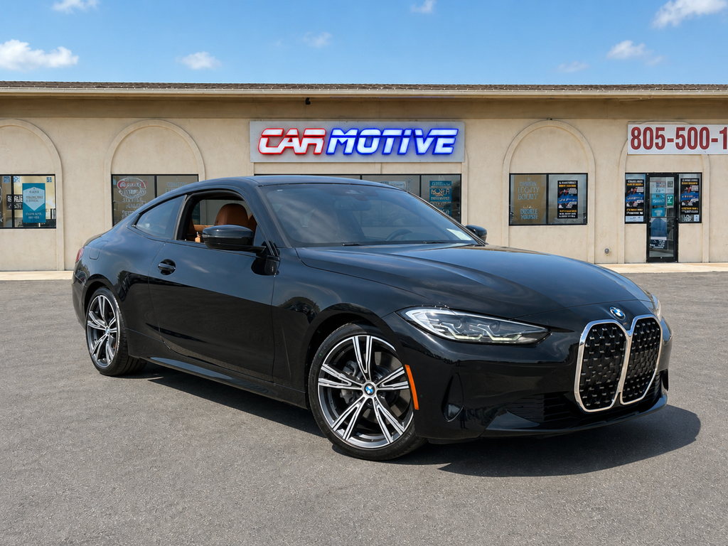 Black Sapphire Metallic 2023 BMW 4 Series 430i Coupe RWD Coupe Rear-Wheel Drive 8-Speed Automatic