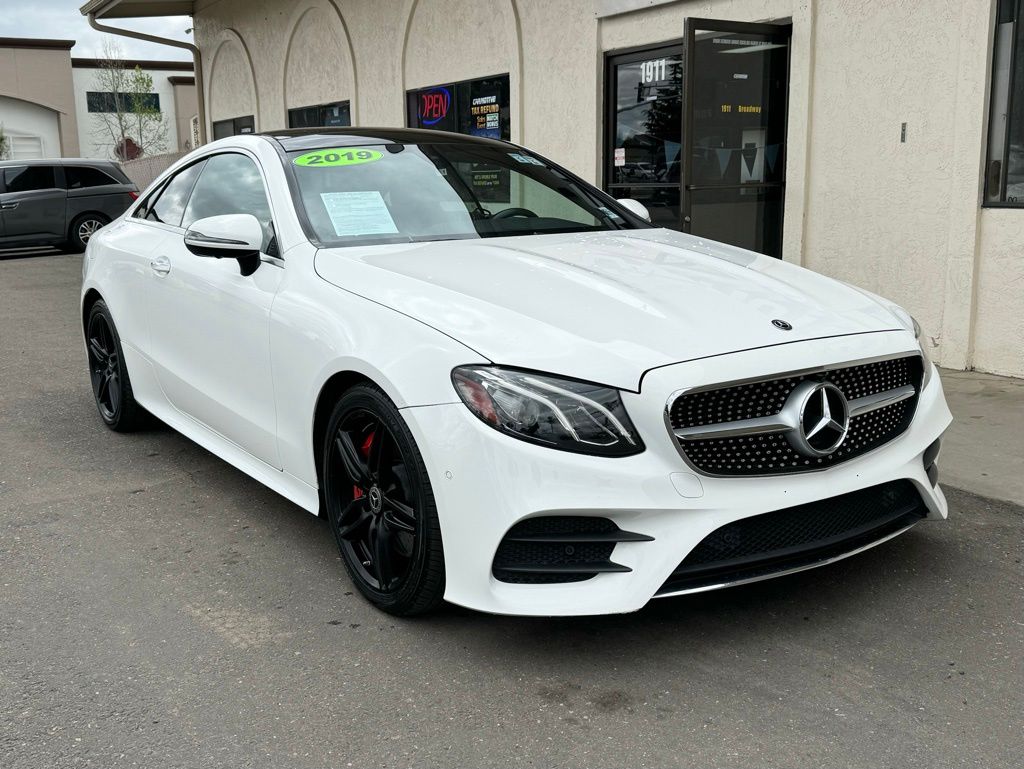 White 2019 Mercedes-Benz E-Class E 450 Coupe RWD Coupe Rear-Wheel Drive 9-Speed Automatic