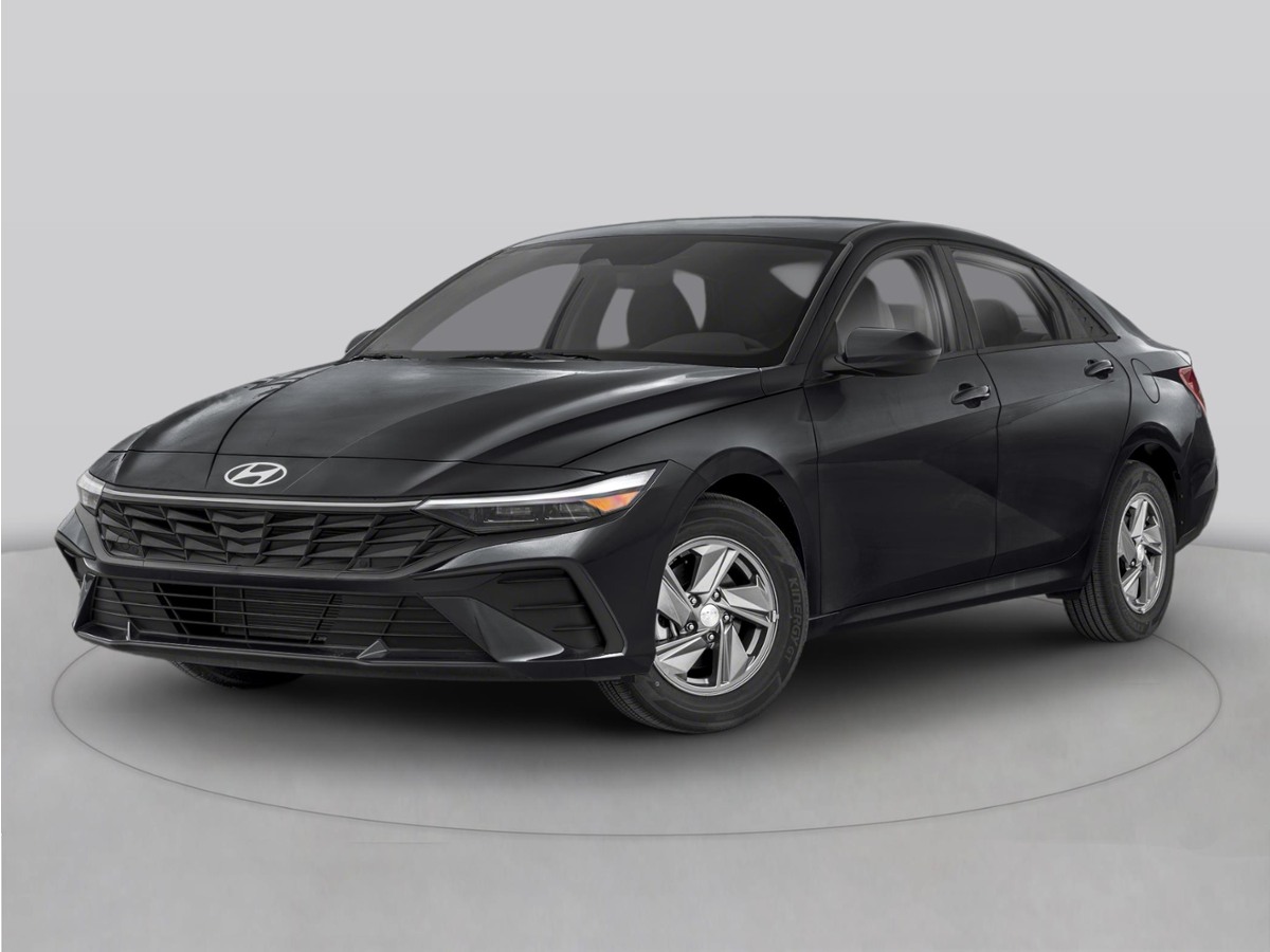 Gray 2024 Hyundai Elantra Sedan Front-Wheel Drive Continuously Variable Transmission