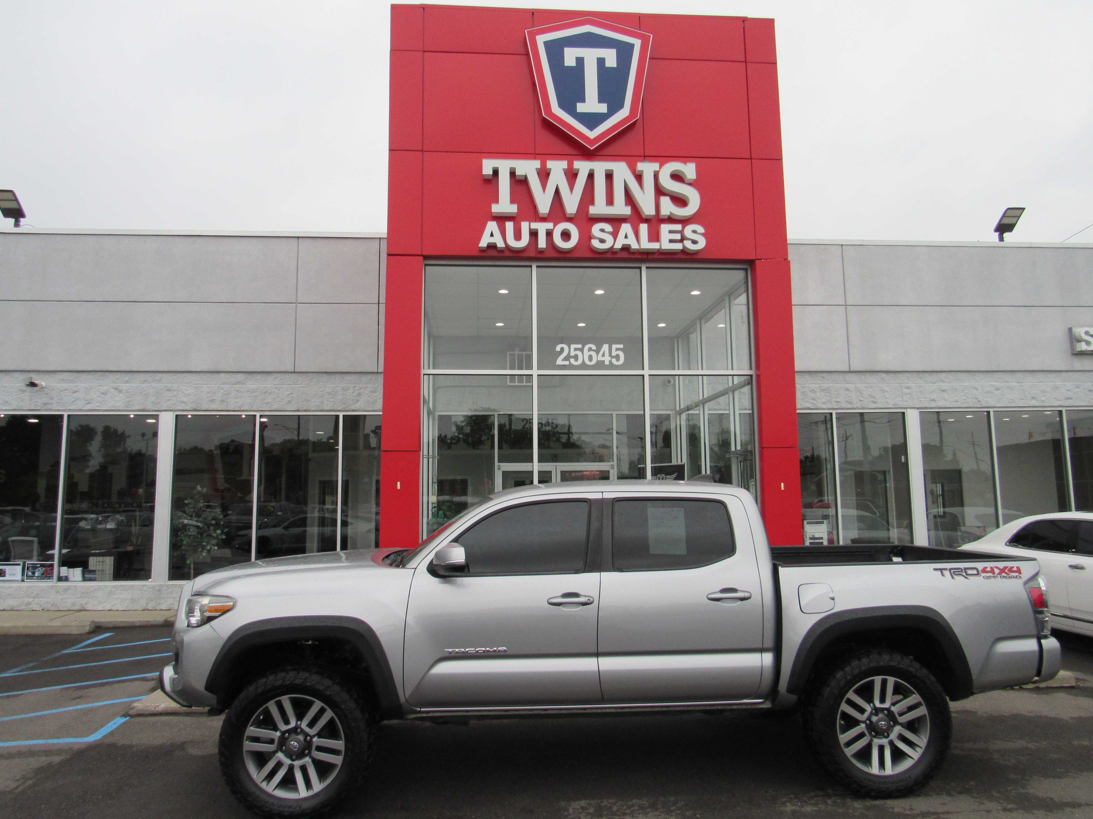 Silver 2020 Toyota Tacoma Pickup Truck Four-Wheel Drive 6-Speed Automatic