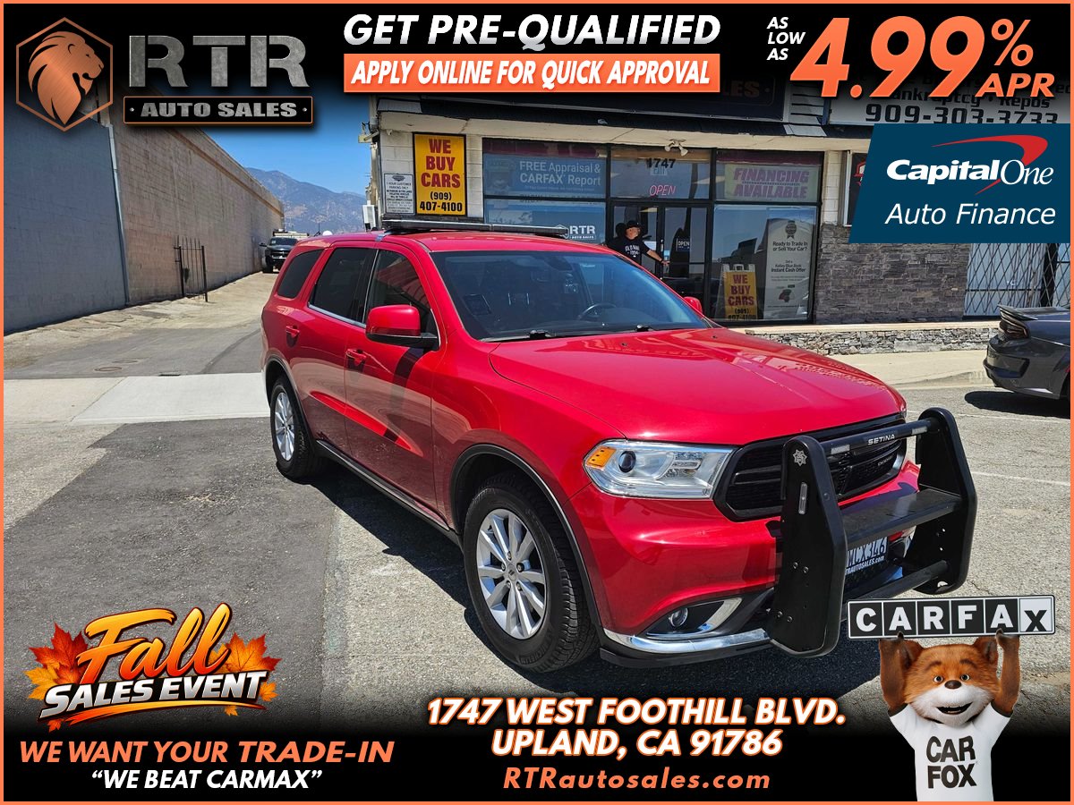 Red 2019 Dodge Durango SUV / Crossover Rear-Wheel Drive 6-Speed Automatic Overdrive