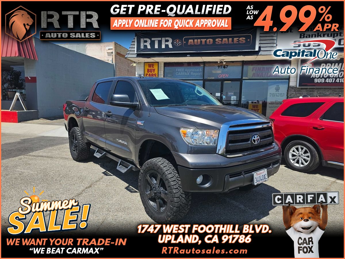 2012 Toyota Tundra Gris Camioneta 4X2 6 velocidades Automática