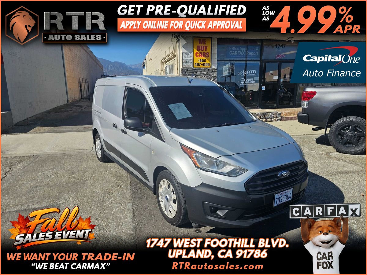 Silver 2019 Ford Transit Connect Van Front-Wheel Drive 8-Speed Automatic