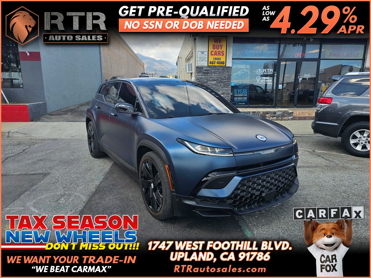 Blue 2023 Fisker Ocean One AWD SUV / Crossover All-Wheel Drive Automatic