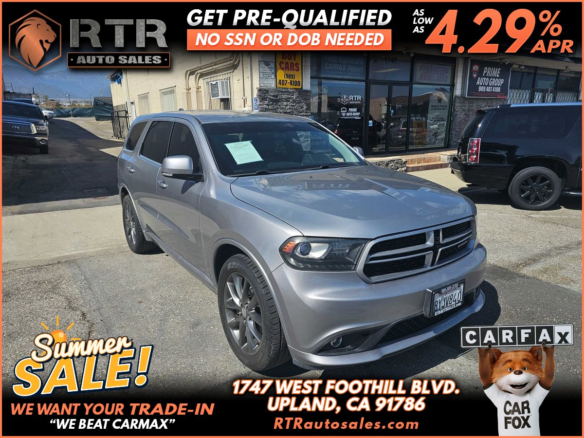 Silver 2017 Dodge Durango SUV / Crossover All-Wheel Drive 8-Speed Automatic