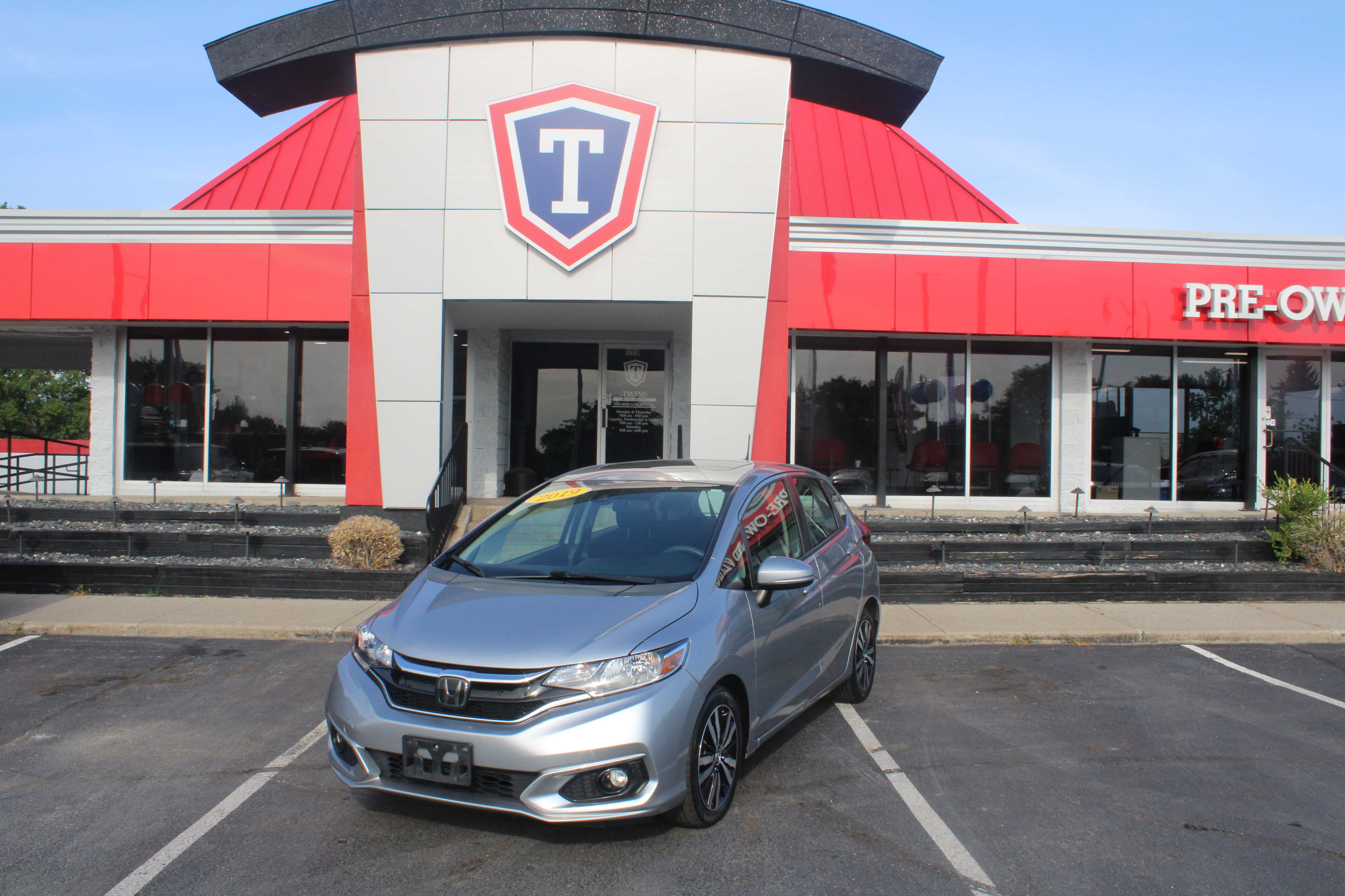 Silver 2019 Honda Fit Hatchback Front-Wheel Drive Continuously Variable Transmission