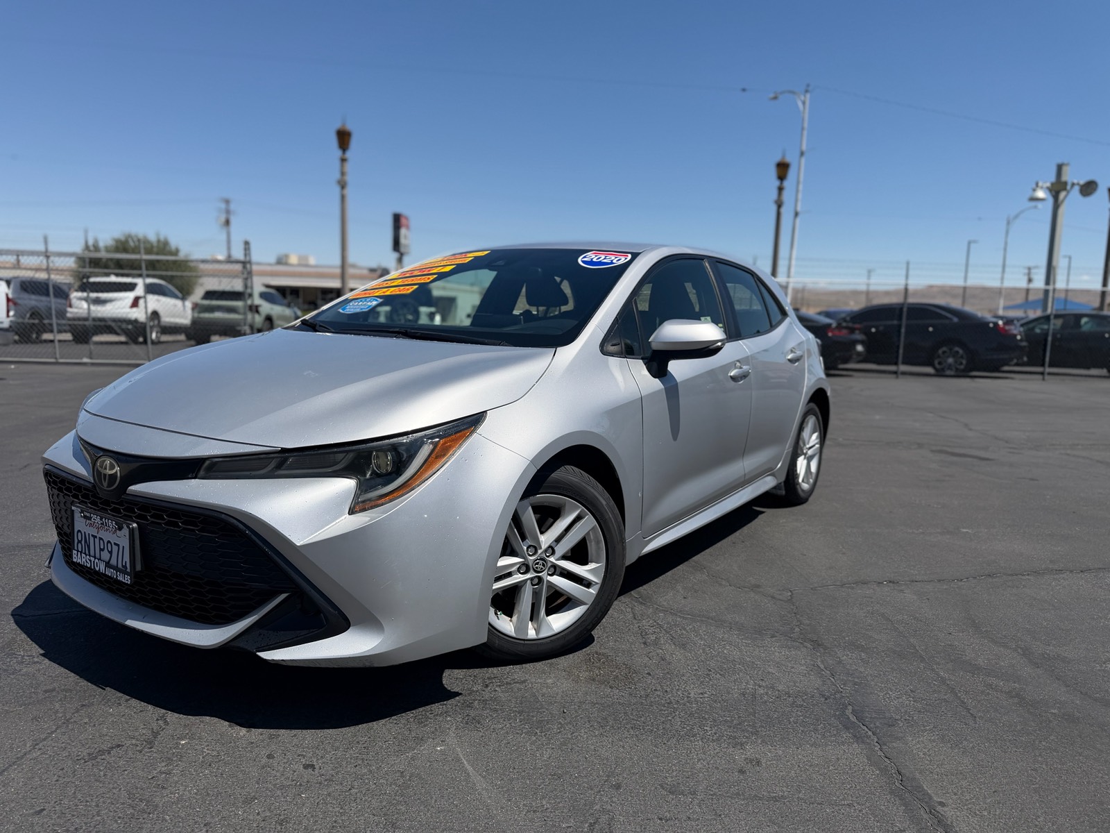 2020 TOYOTA COROLLA HATCHBACK SE CVT