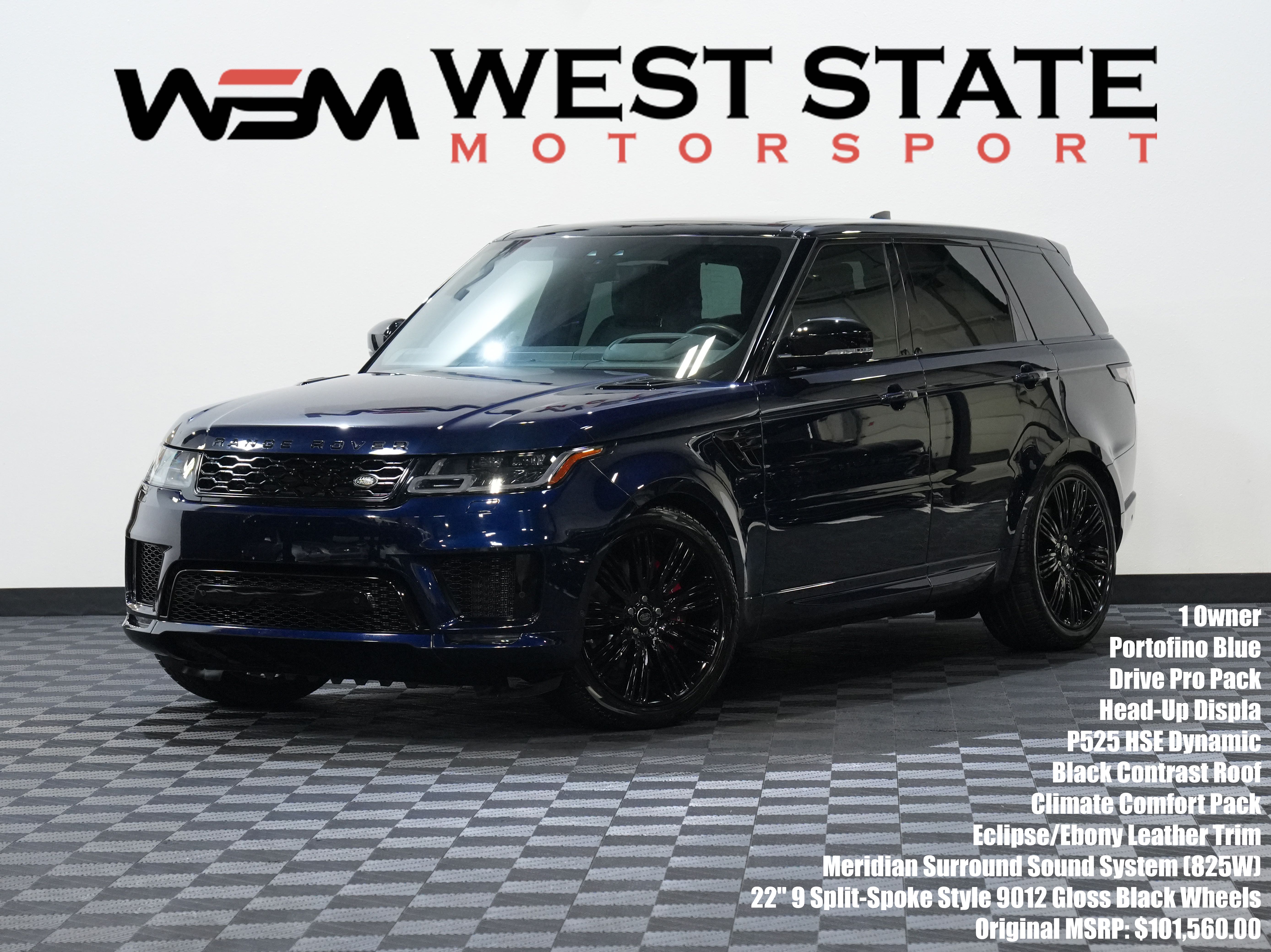 2022 Land Rover Range Rover Sport P525 HSE Dynamic AWD