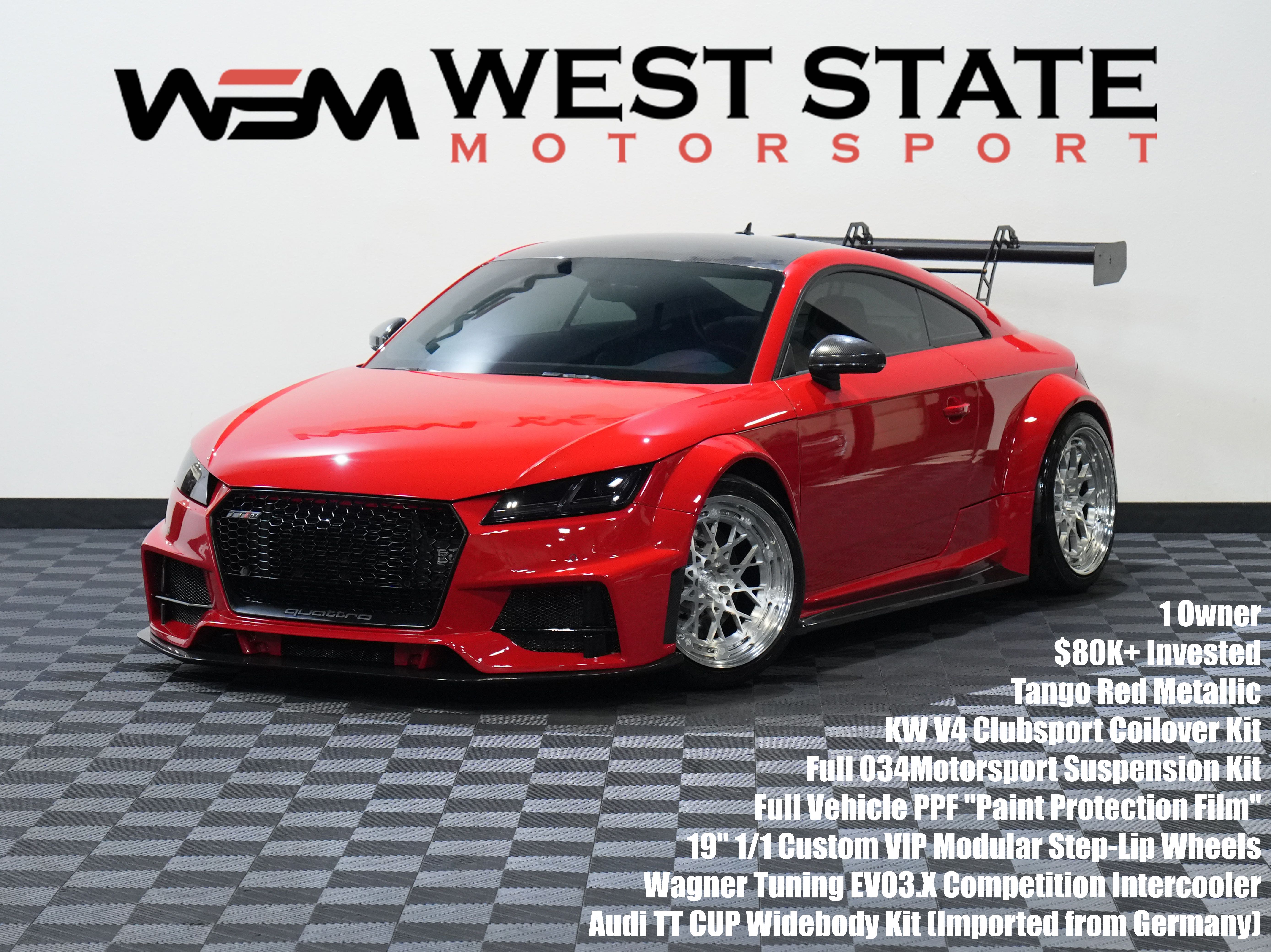 Red 2022 Audi TT RS Coupe All-Wheel Drive 7-Speed Dual Clutch