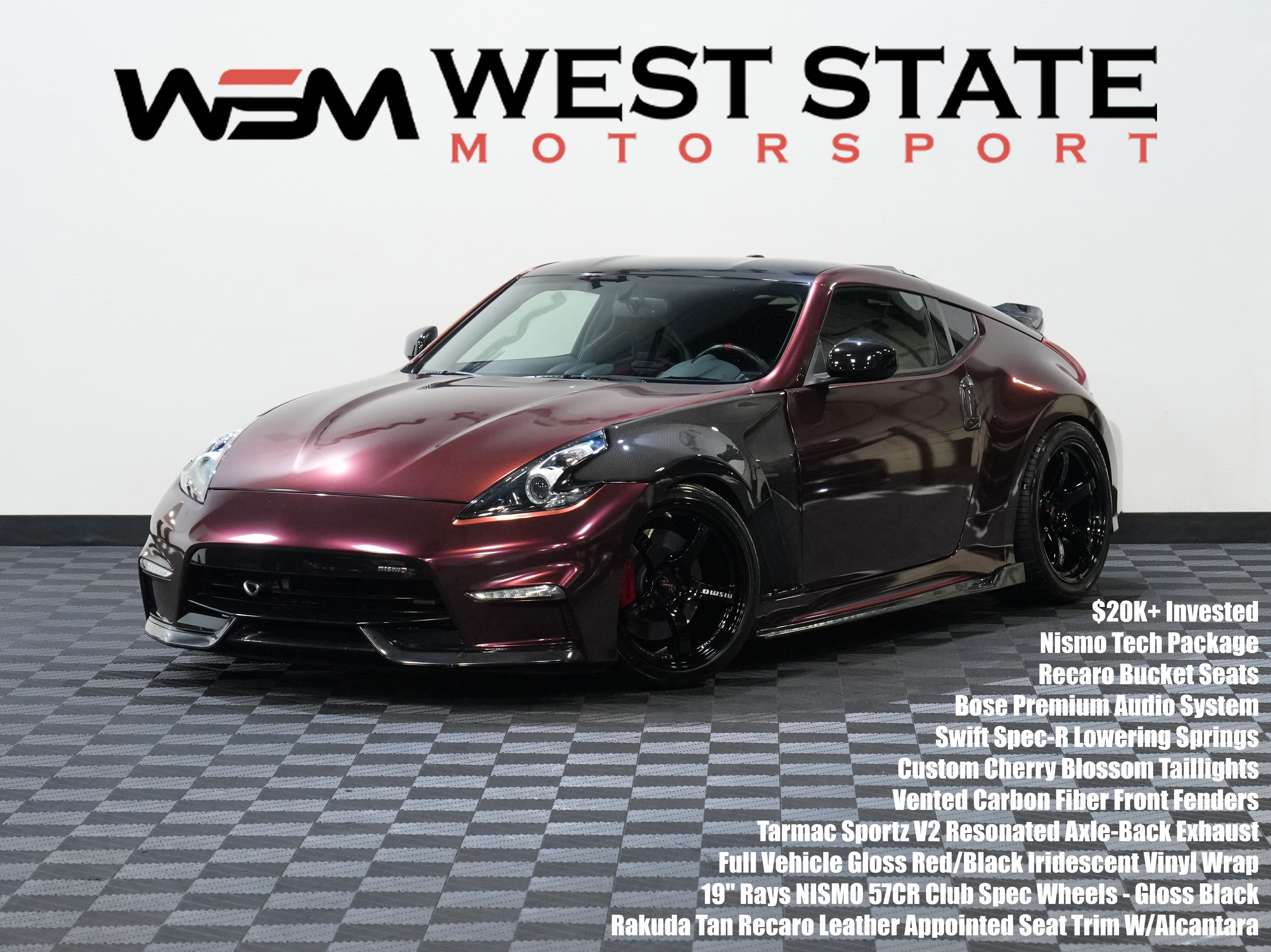 Red 2018 Nissan 370Z NISMO Coupe Rear-Wheel Drive 7-Speed Automatic