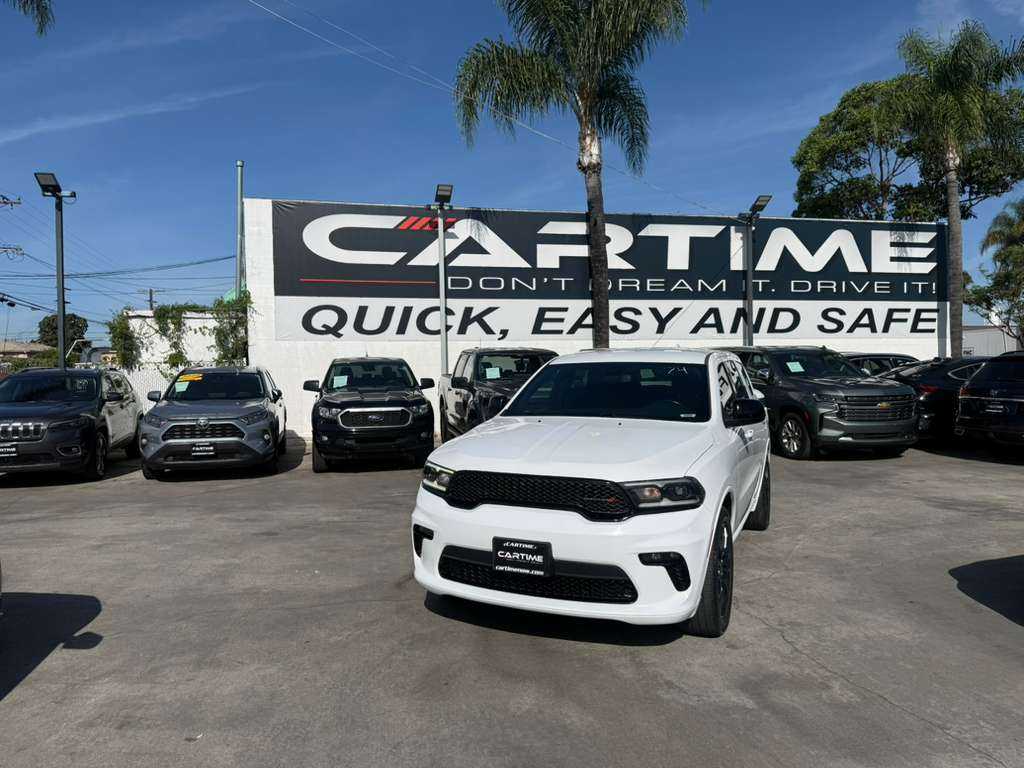 White 2021 Dodge Durango SXT Plus RWD SUV / Crossover Rear-Wheel Drive 8-Speed Automatic