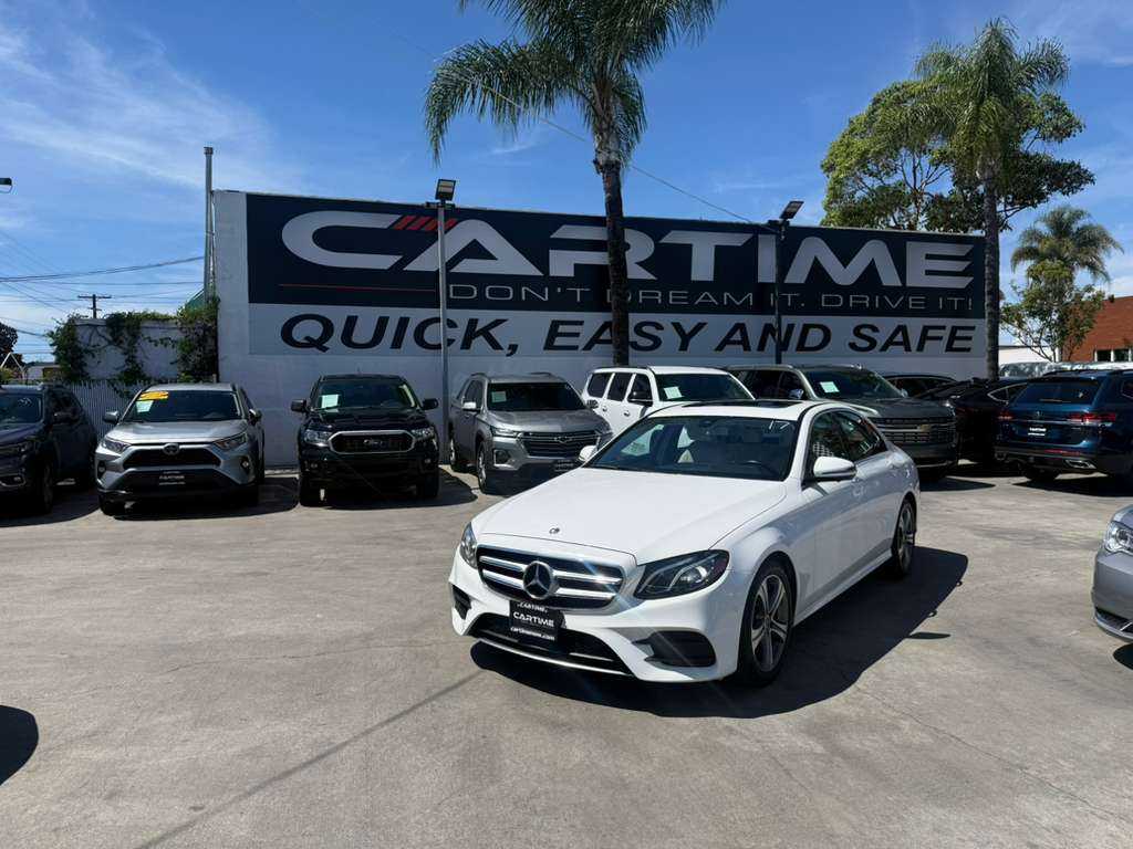 White 2019 Mercedes-Benz E-Class E 300 Sedan RWD Sedan Rear-Wheel Drive 9-Speed Automatic