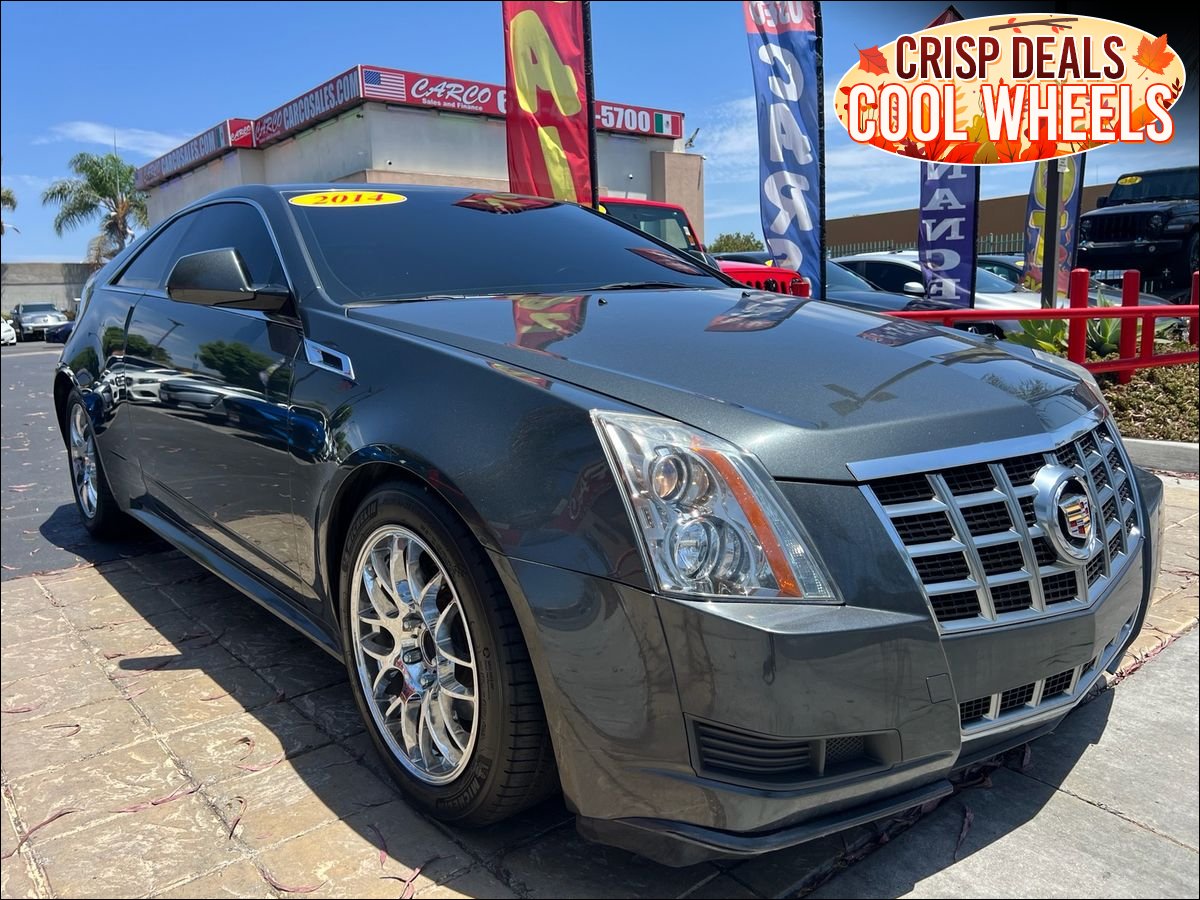 Gray 2014 Cadillac CTS Coupe Coupe Rear-Wheel Drive 6-Speed Automatic
