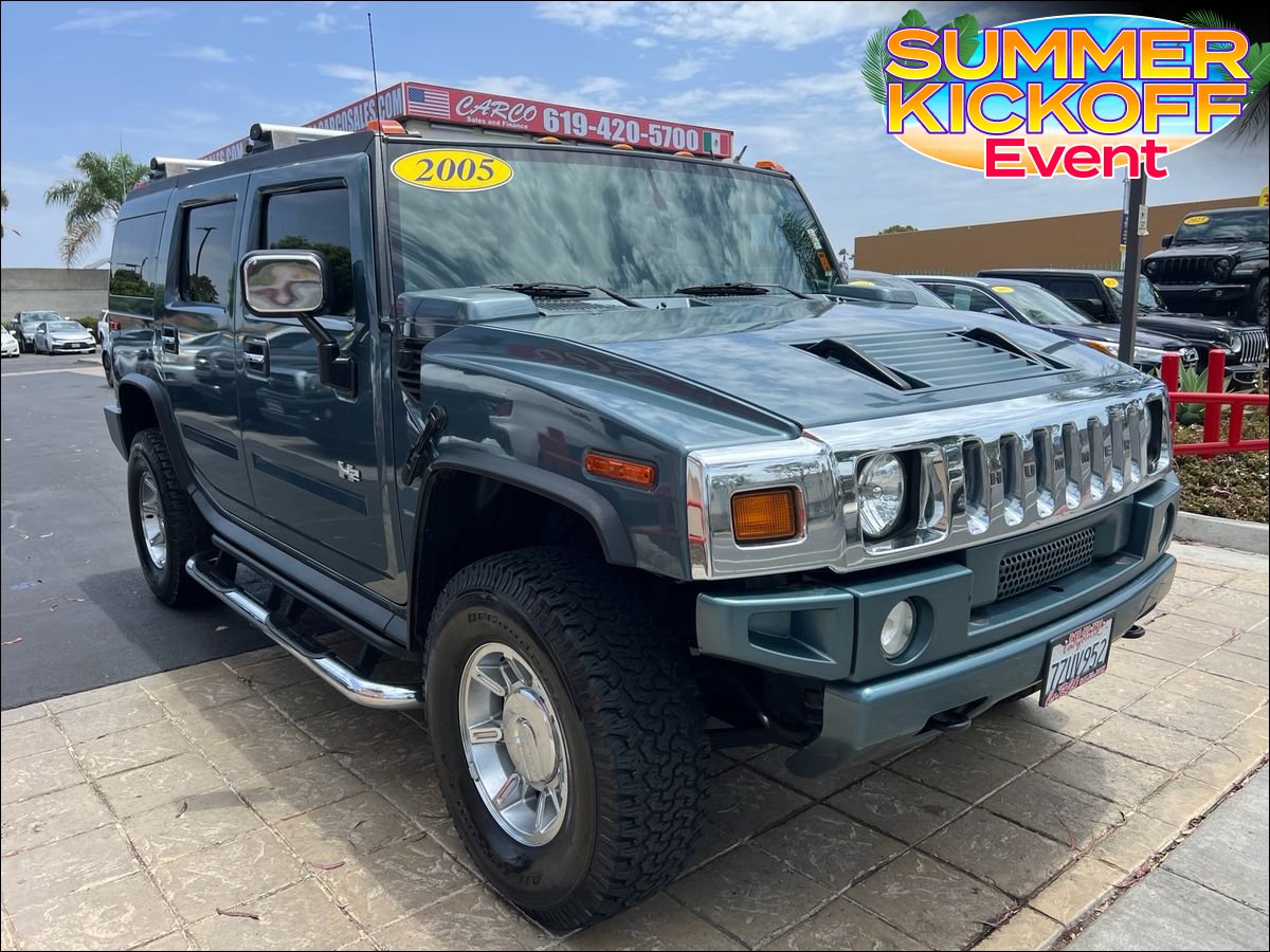 Gray 2005 Hummer H2 SUV / Crossover Four-Wheel Drive Automatic
