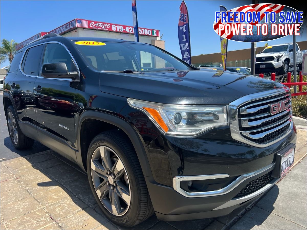 Black 2017 GMC Acadia SUV / Crossover Front-Wheel Drive 6-Speed Automatic