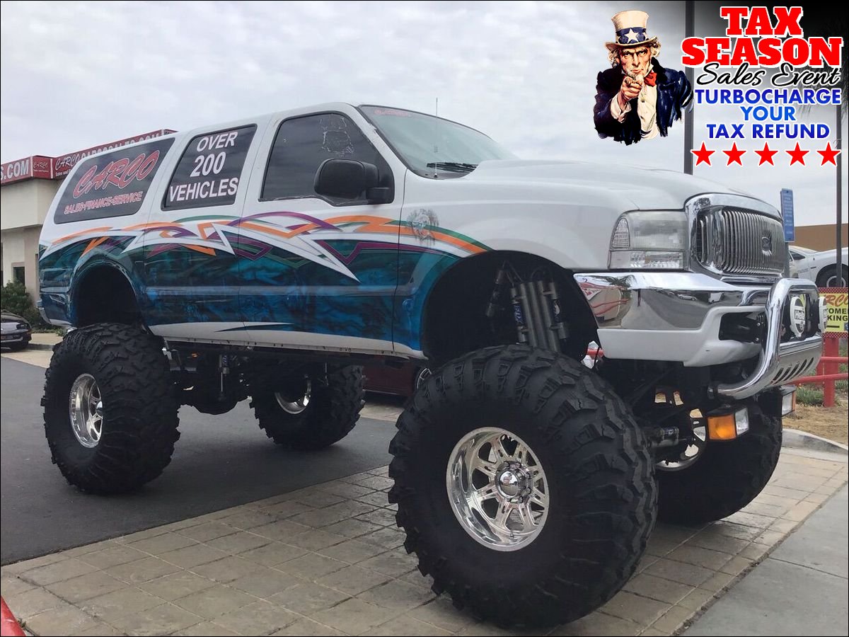 White 2000 Ford Excursion Limited 4WD SUV / Crossover Four-Wheel Drive 4-Speed Automatic