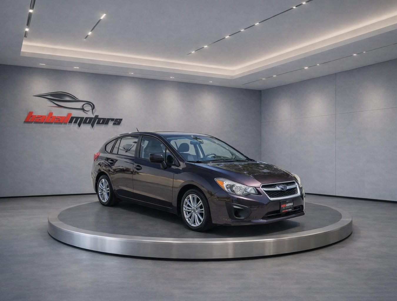 Red (BURGUNDY) 2013 Subaru Impreza Hatchback All-Wheel Drive 5-Speed Manual