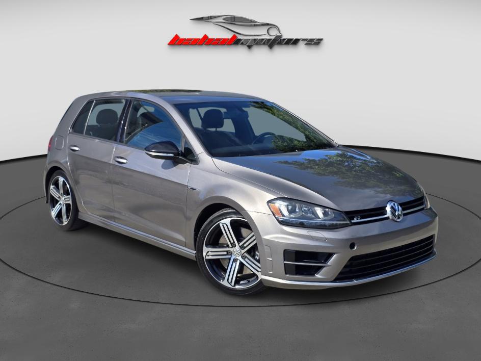 Gray 2016 Volkswagen Golf R 4-Door with DCC and Navigation Hatchback All-Wheel Drive 6-Speed Manual