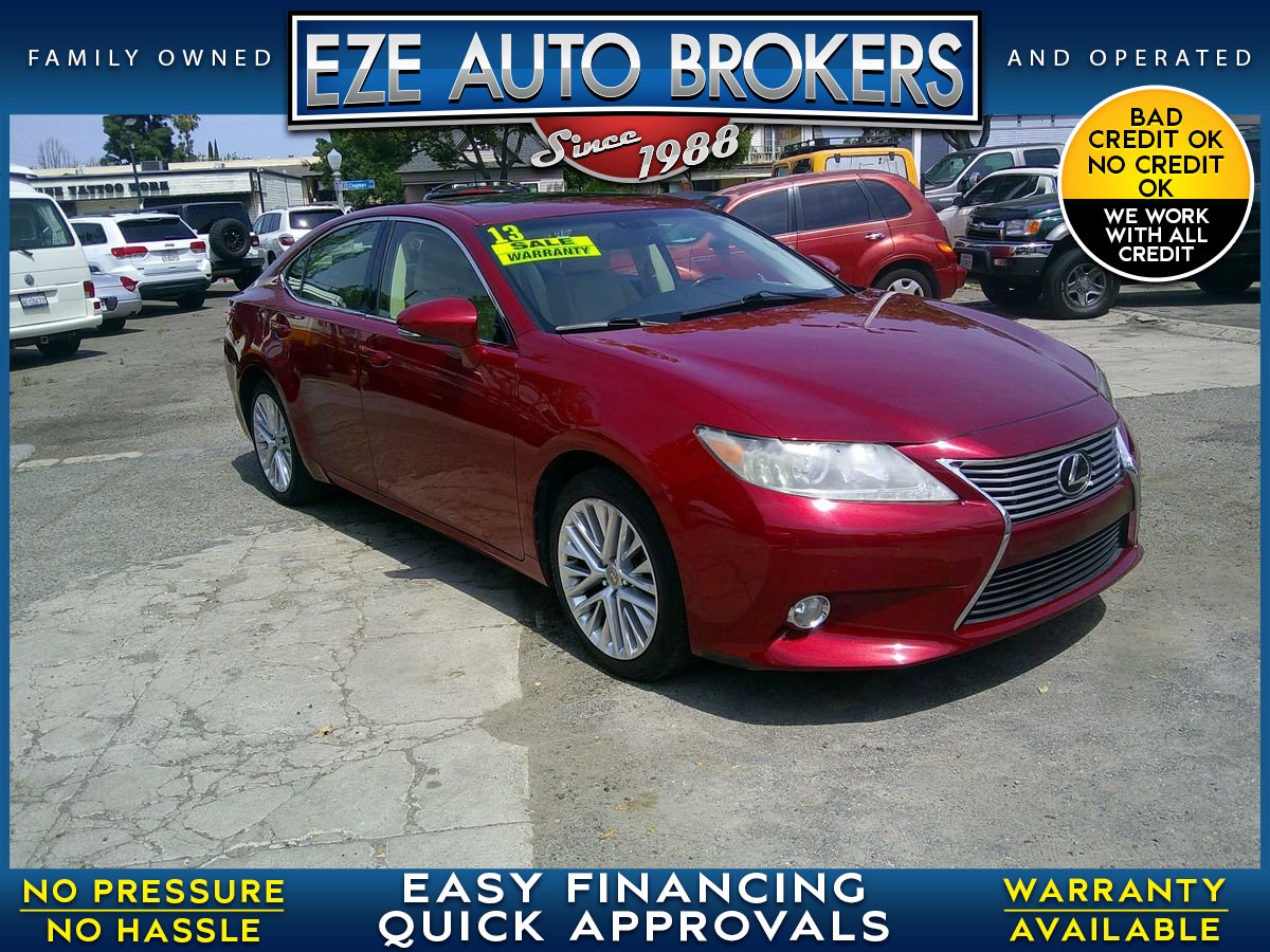 Red (BURGUNDY) 2013 Lexus ES 350 FWD Sedan Front-Wheel Drive 6-Speed Automatic