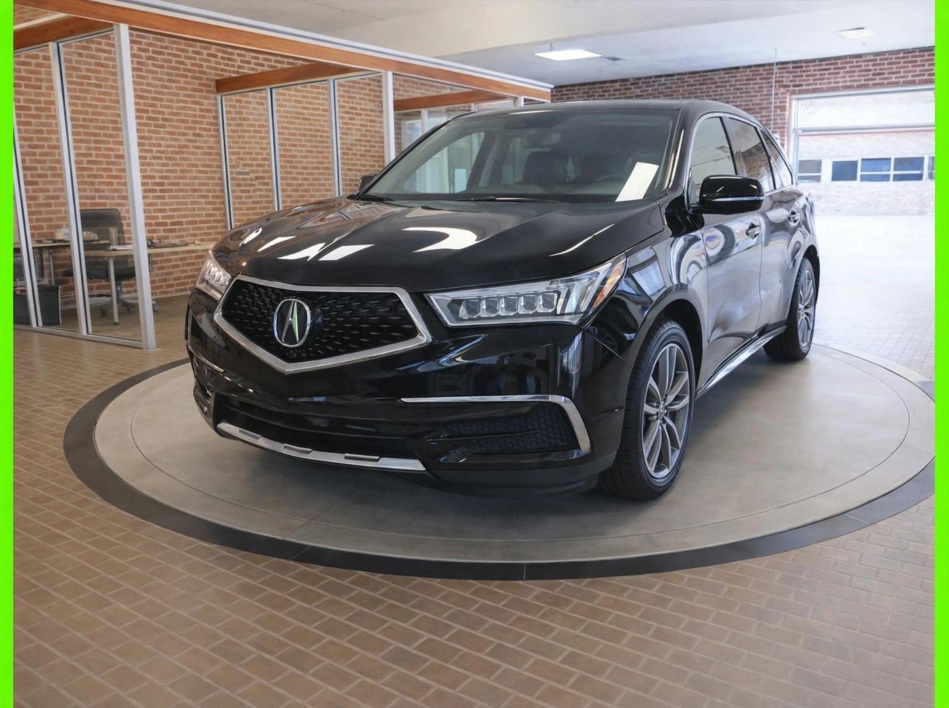 Black 2019 Acura MDX FWD with Technology Package SUV / Crossover Front-Wheel Drive 9-Speed Automatic