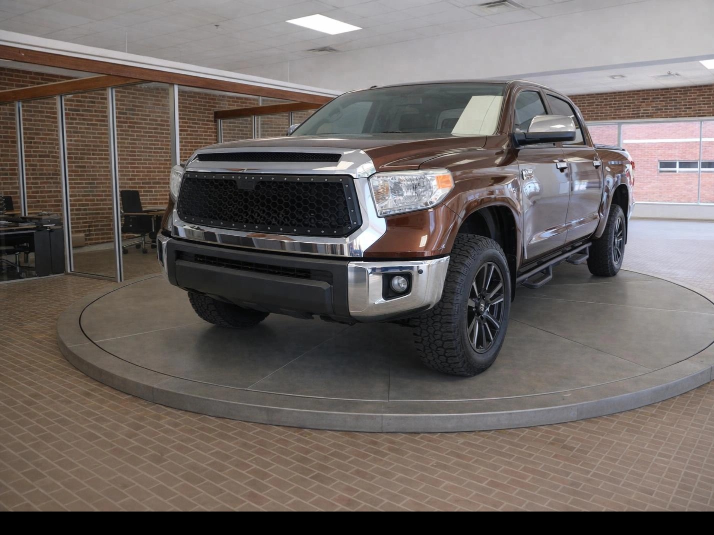 Brown 2016 Toyota Tundra 1794 CrewMax 5.7L FFV 4WD Pickup Truck Four-Wheel Drive 6-Speed Automatic