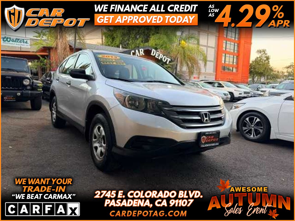Silver 2013 Honda CR-V SUV / Crossover Front-Wheel Drive 5-Speed Automatic