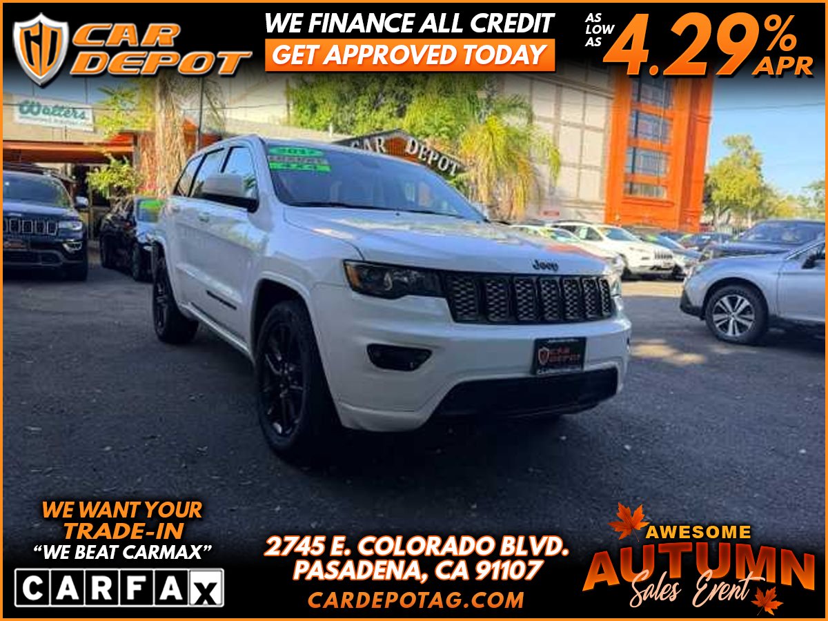 White 2017 Jeep Grand Cherokee SUV / Crossover Four-Wheel Drive 8-Speed Automatic