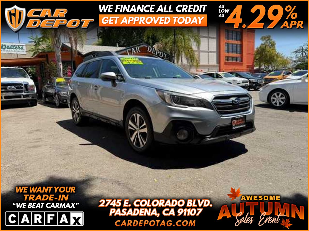Silver 2018 Subaru Outback Wagon All-Wheel Drive Continuously Variable Transmission