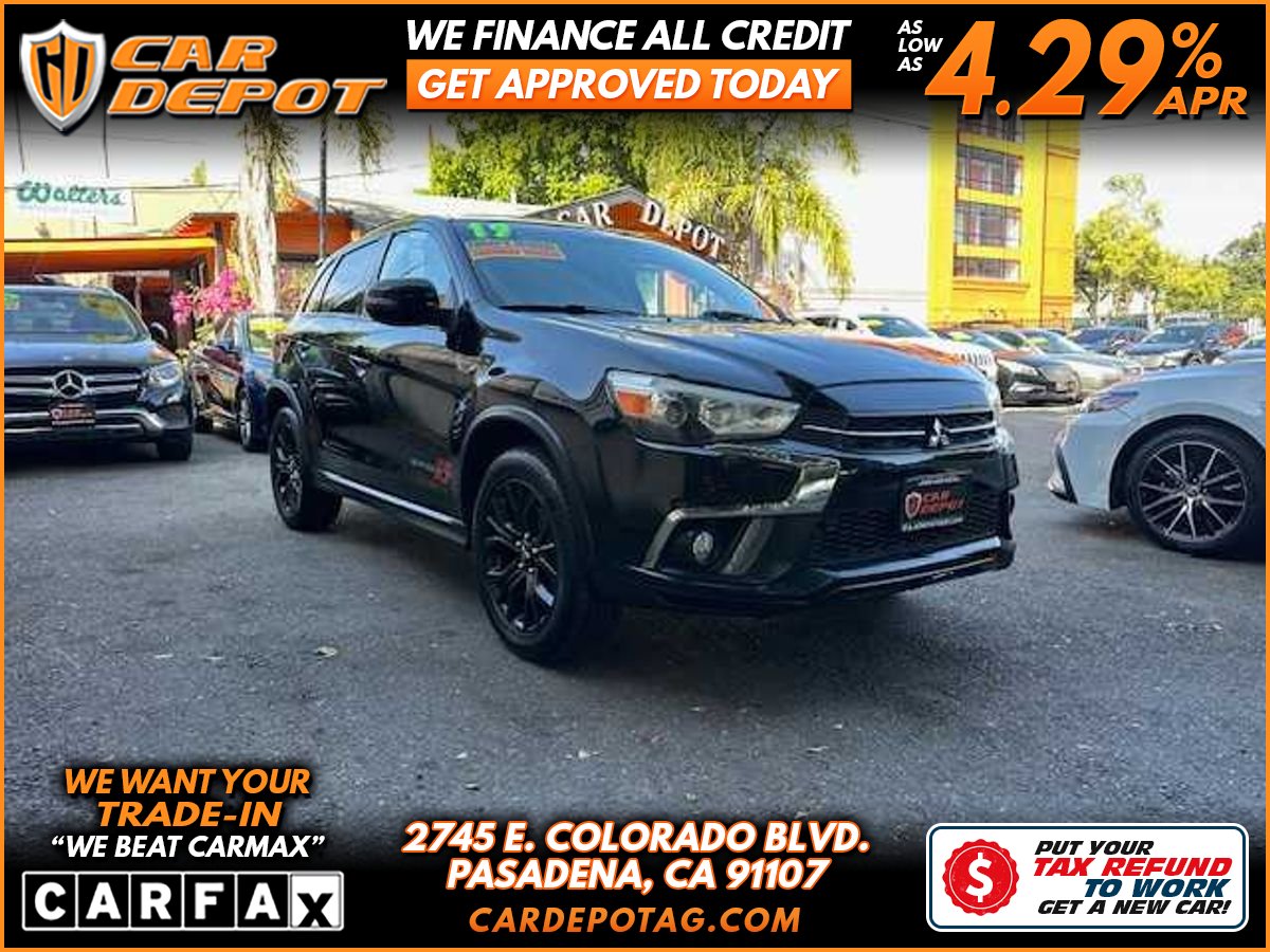 Black 2019 Mitsubishi Outlander Sport SP FWD SUV / Crossover Front-Wheel Drive Continuously Variable Transmission