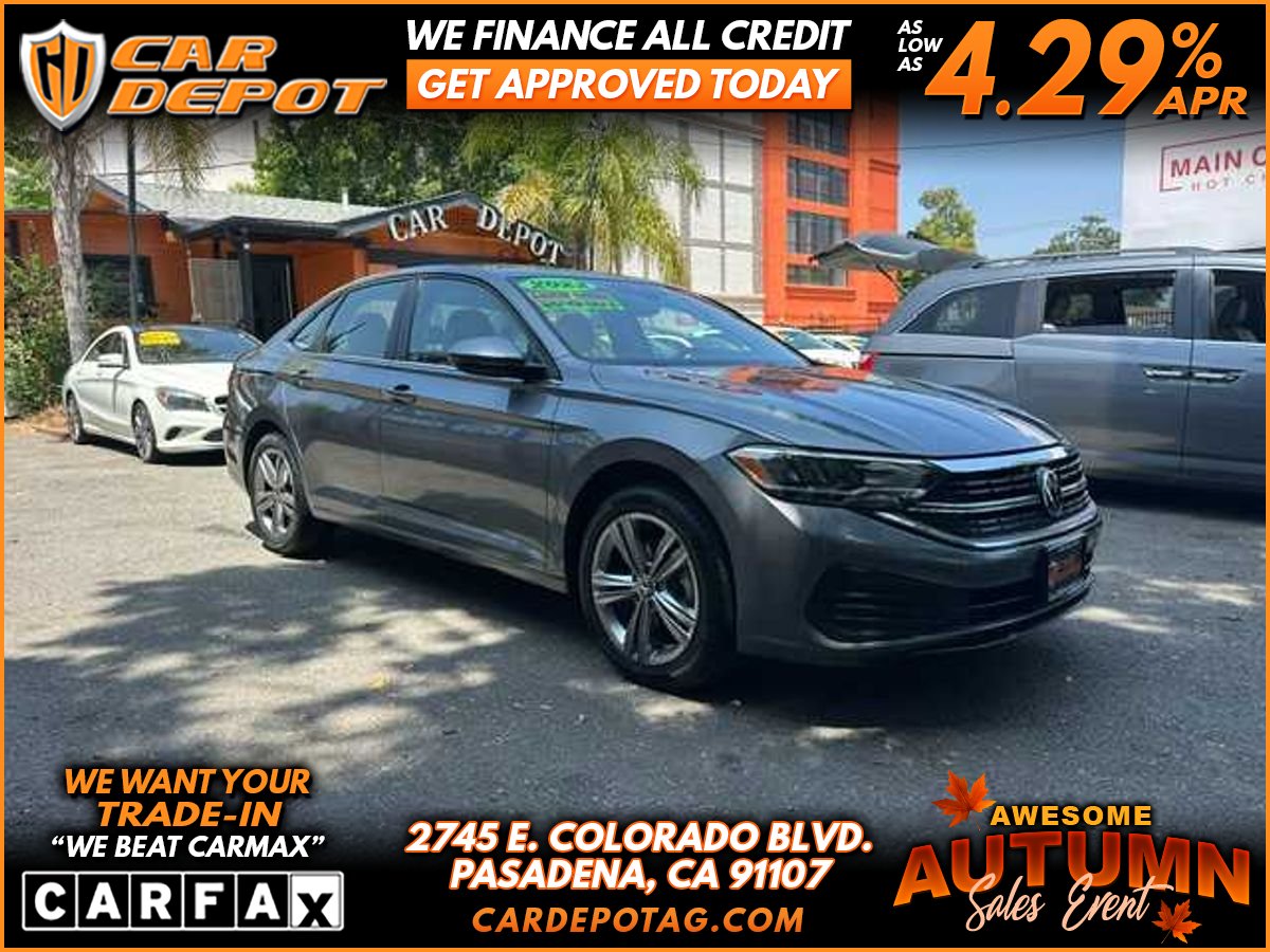 Gray 2022 Volkswagen Jetta Sedan Front-Wheel Drive 8-Speed Automatic
