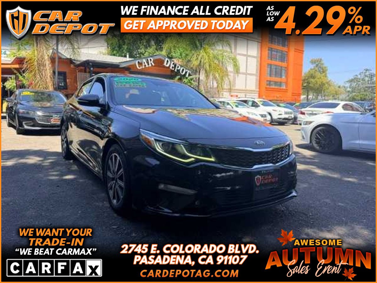 Black 2020 Kia Optima Sedan Front-Wheel Drive 7-Speed Dual Clutch