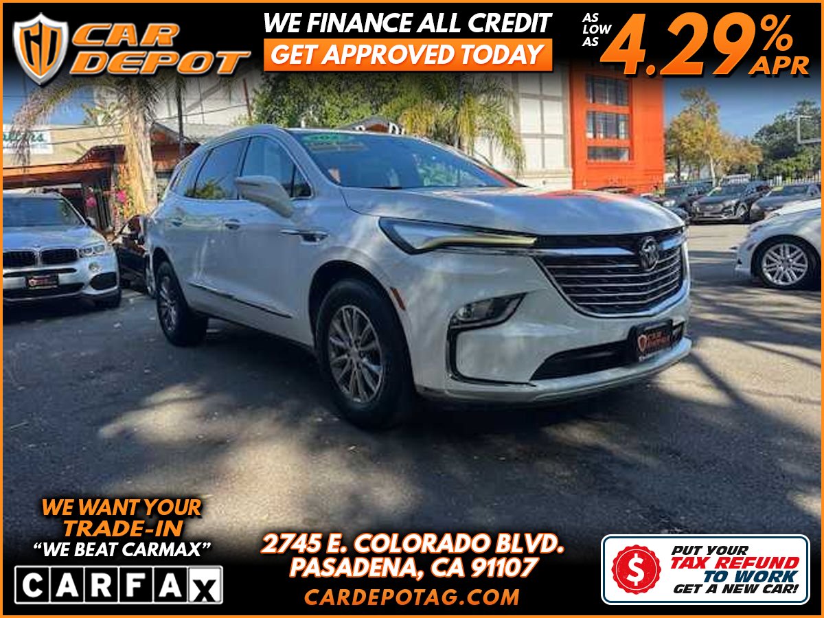 White 2022 Buick Enclave Essence FWD SUV / Crossover Front-Wheel Drive 9-Speed Automatic