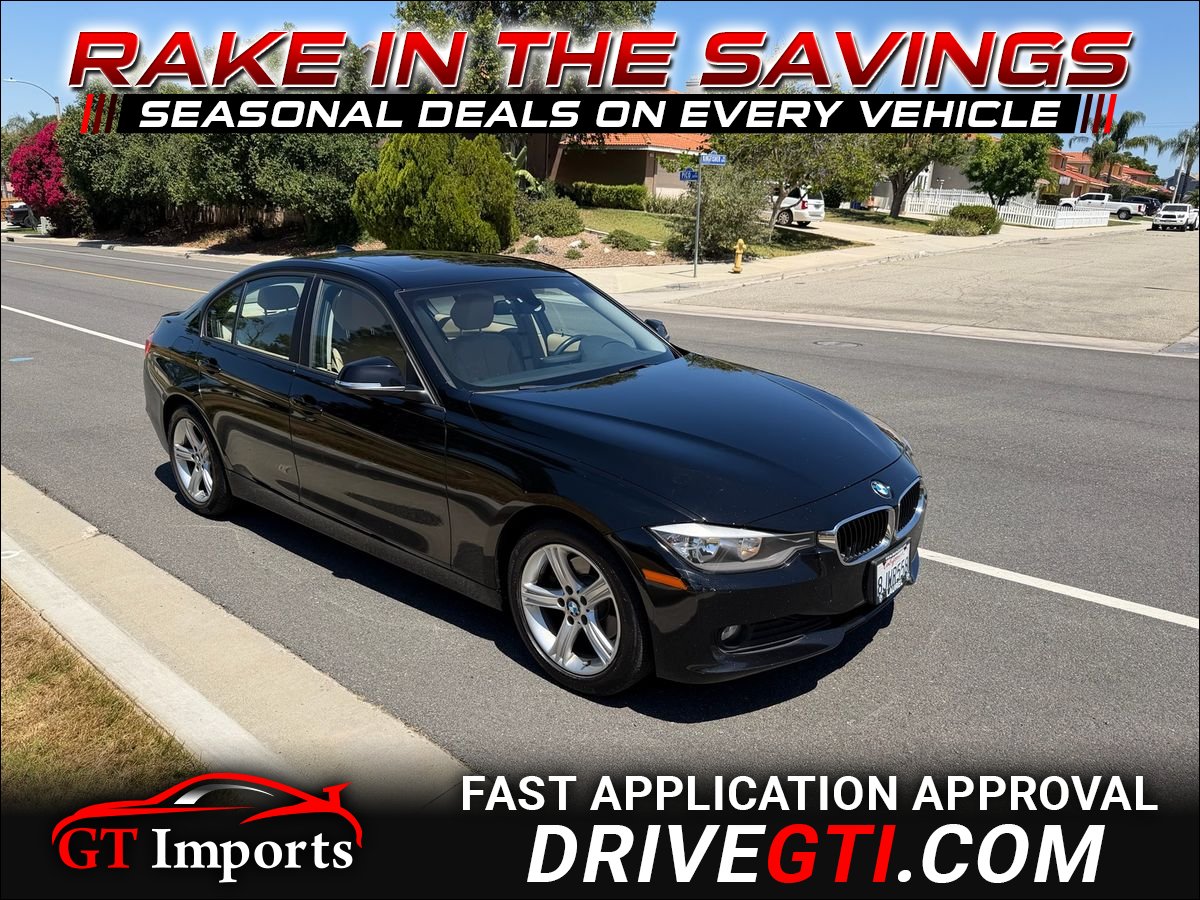 Black 2014 BMW 3 Series Sedan All-Wheel Drive 8-Speed Automatic