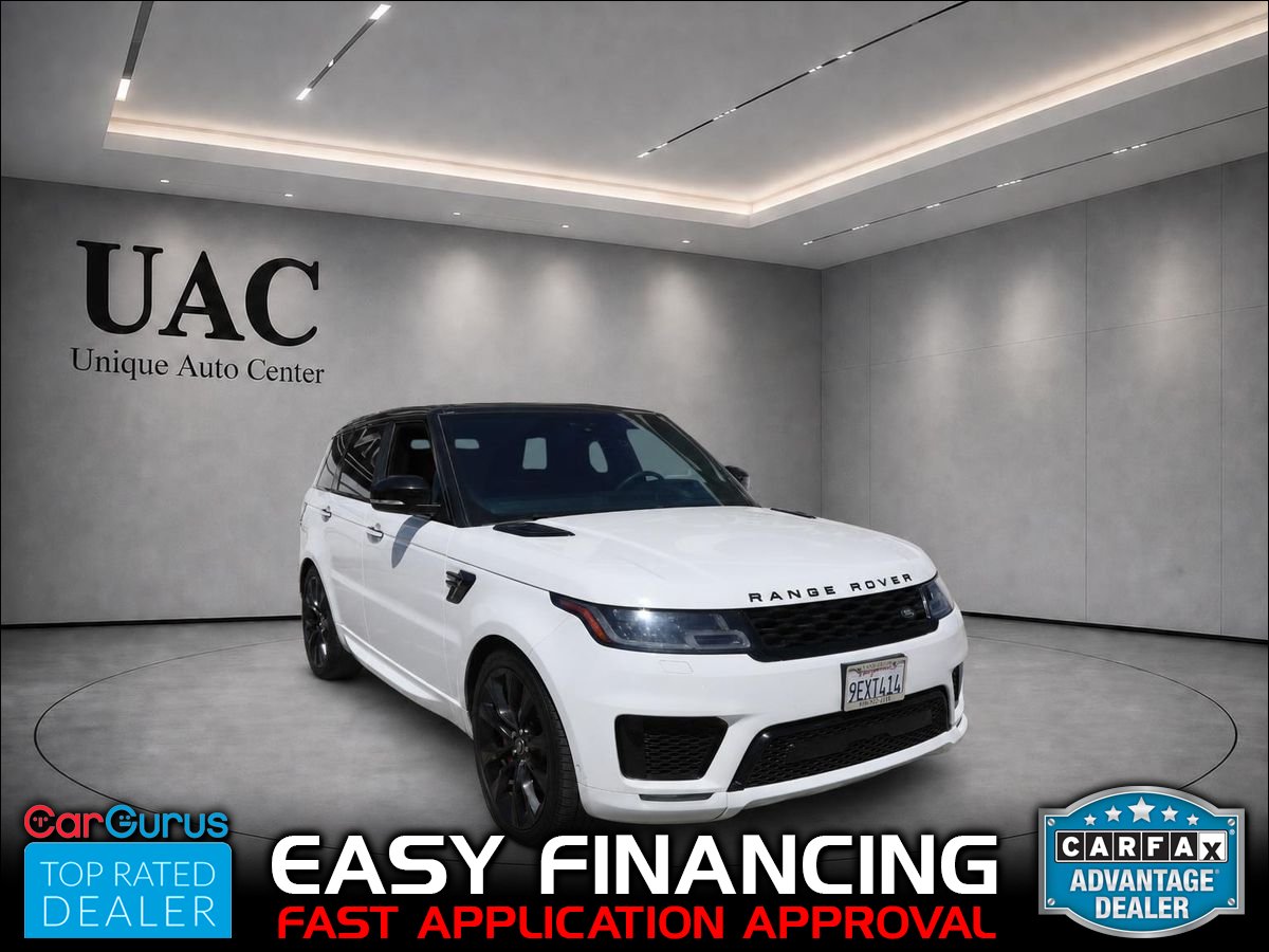 White 2021 Land Rover Range Rover Sport SUV / Crossover All-Wheel Drive 8-Speed Automatic