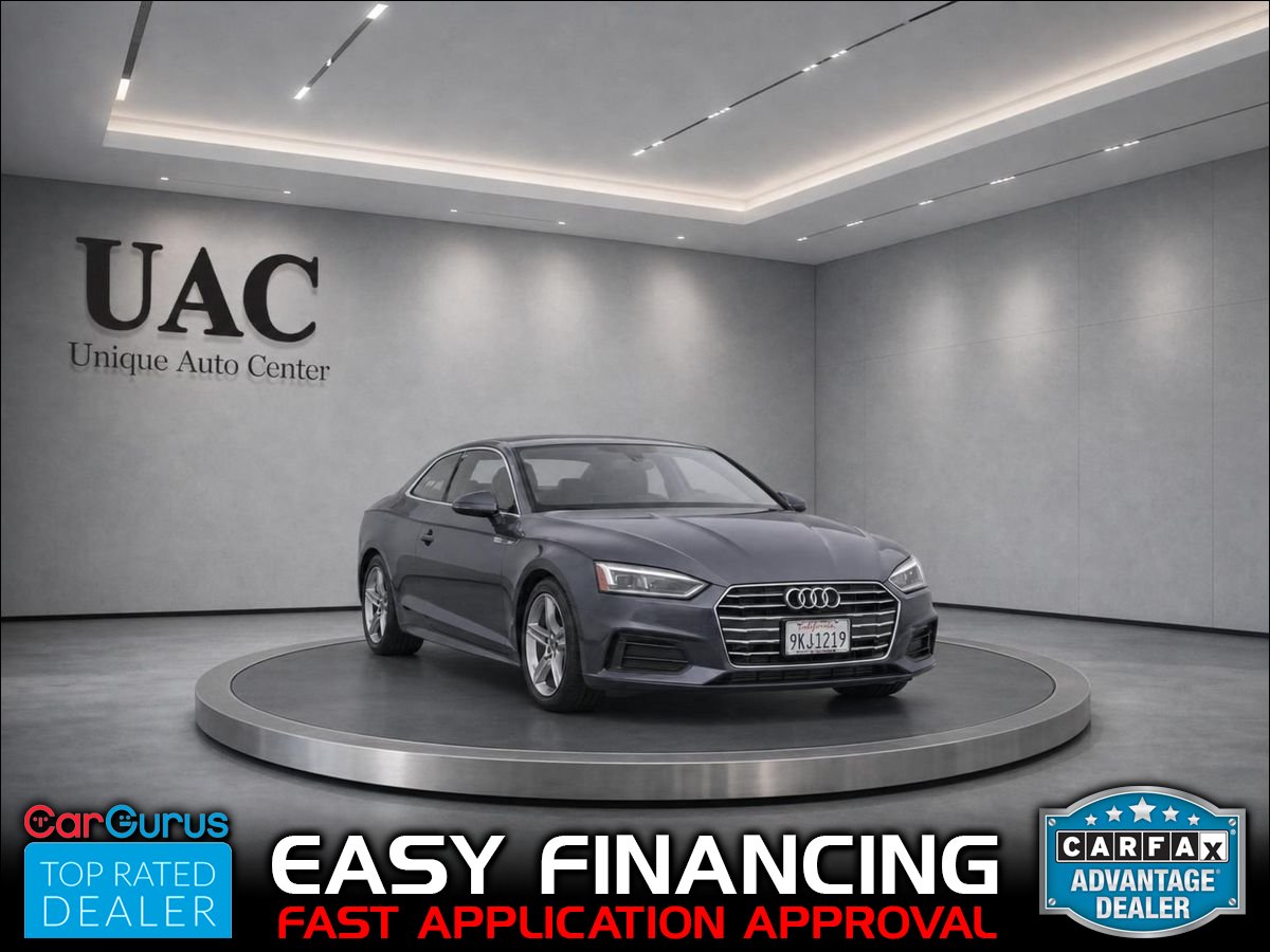 Gray 2018 Audi A5 Coupe All-Wheel Drive 7-Speed Automatic