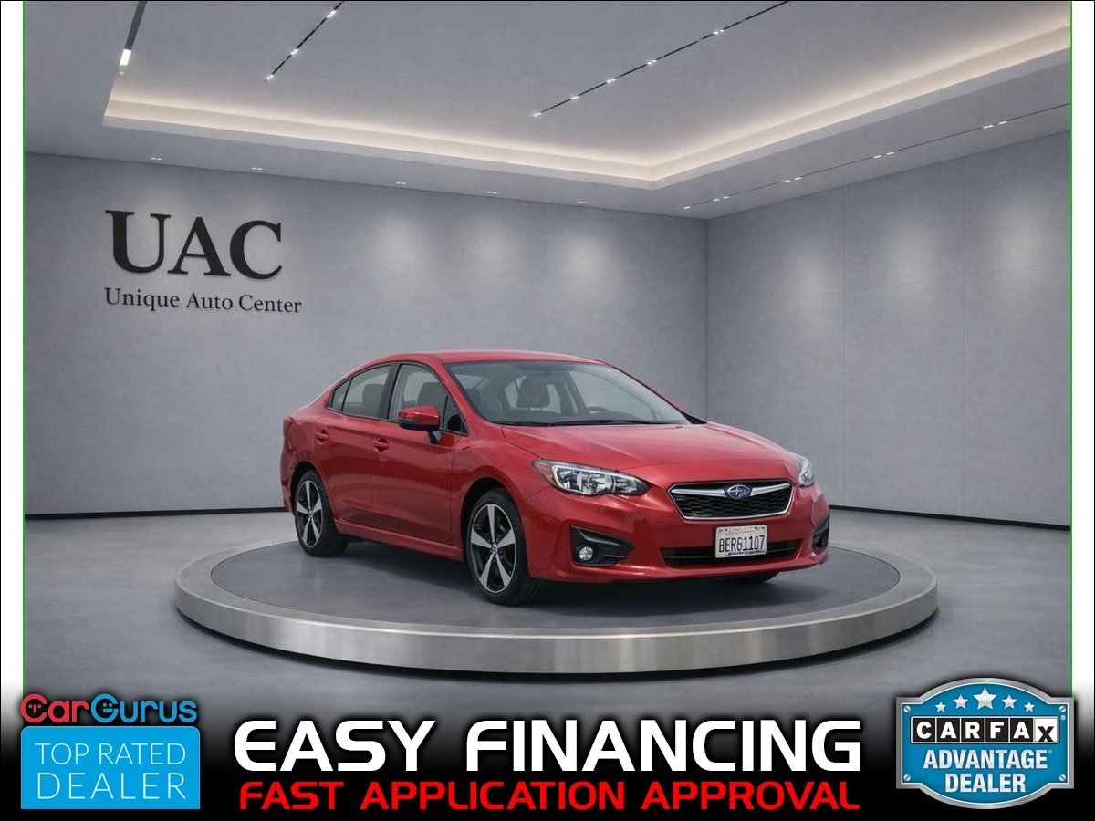 Red 2017 Subaru Impreza 2.0i Sport Sedan All-Wheel Drive Continuously Variable Transmission