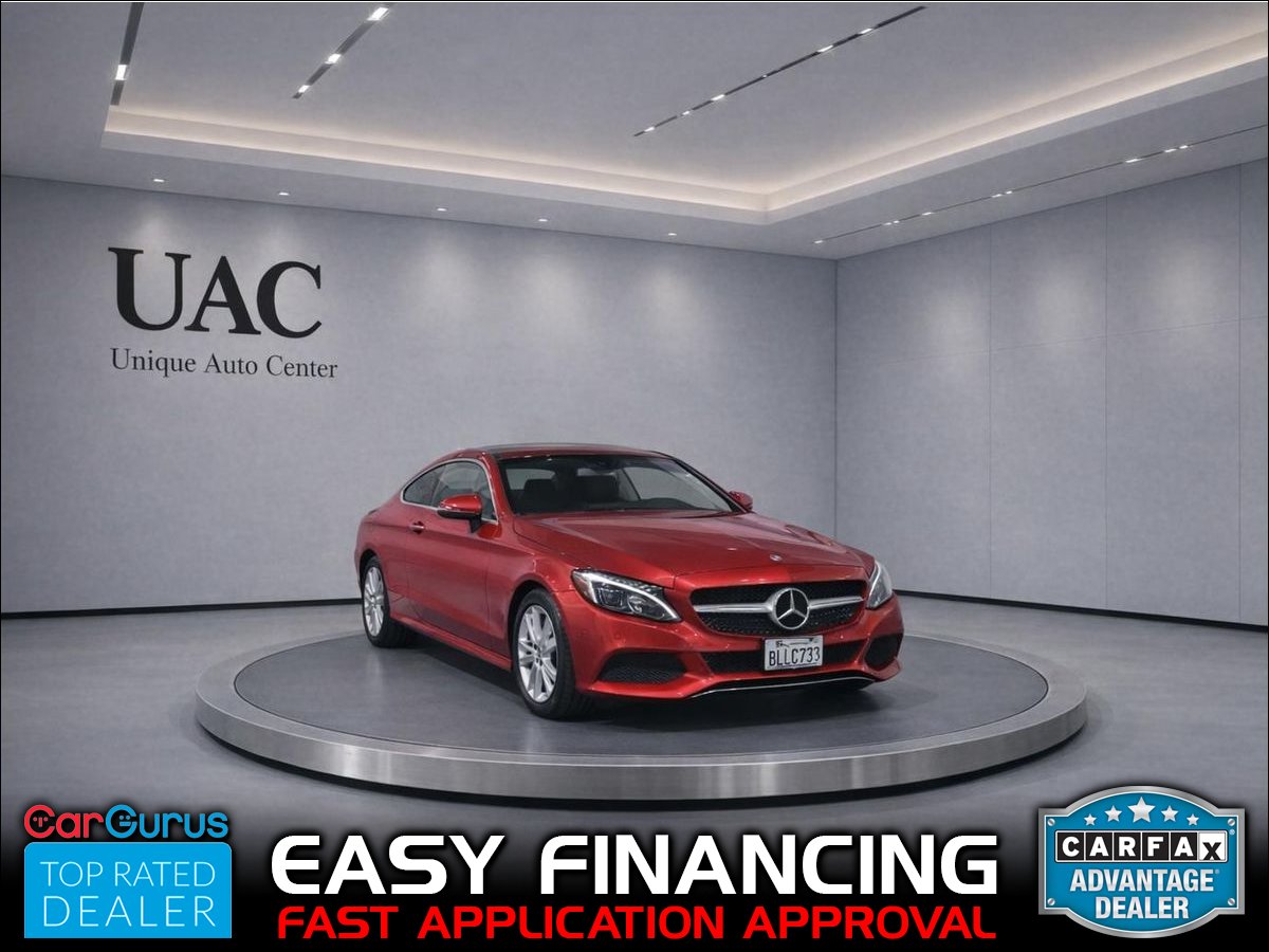 Red 2019 Mercedes-Benz C-Class C 300 Coupe RWD Coupe Rear-Wheel Drive 9-Speed Automatic