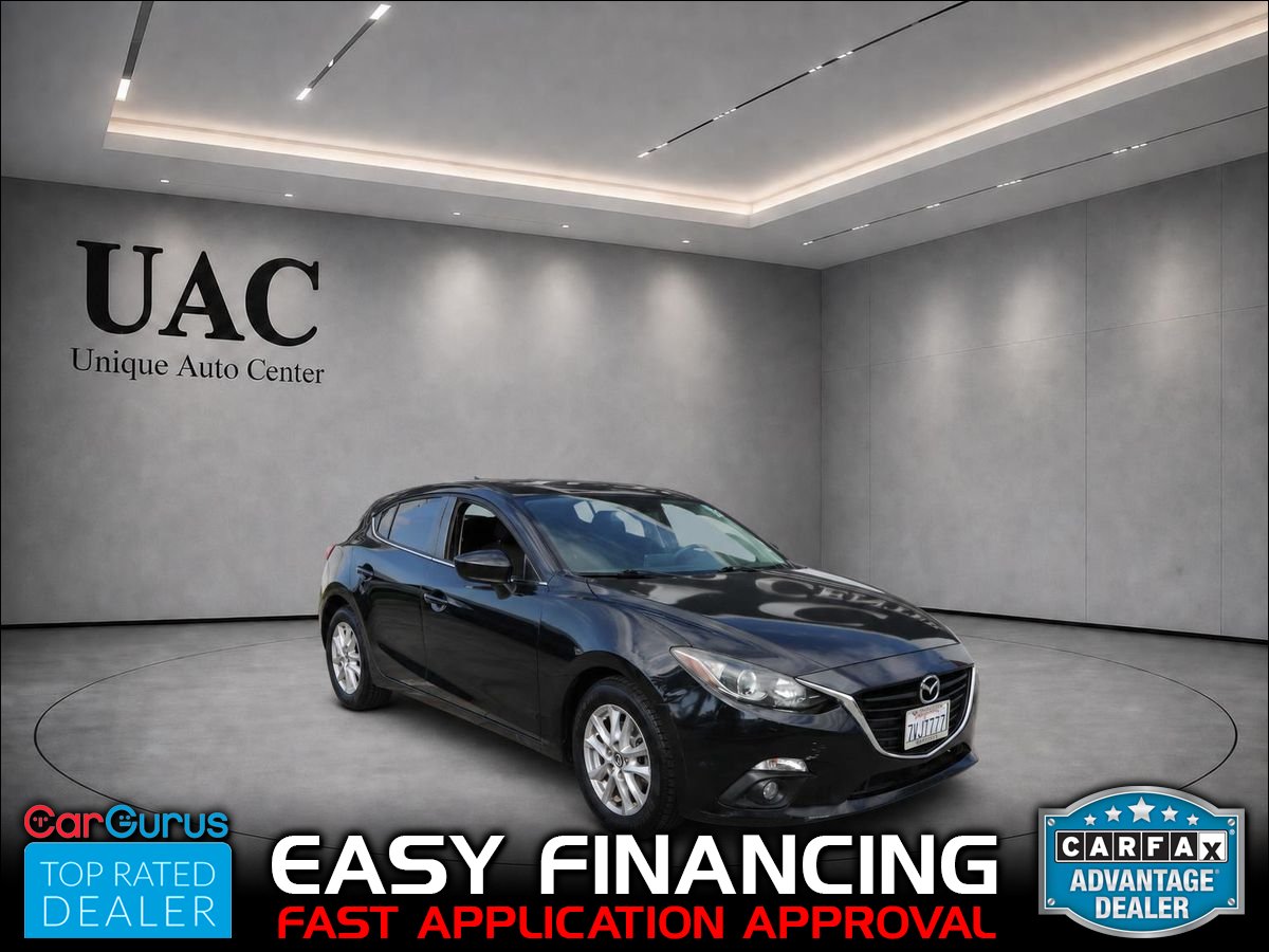 Black 2016 Mazda MAZDA3 Hatchback Front-Wheel Drive 6-Speed Manual