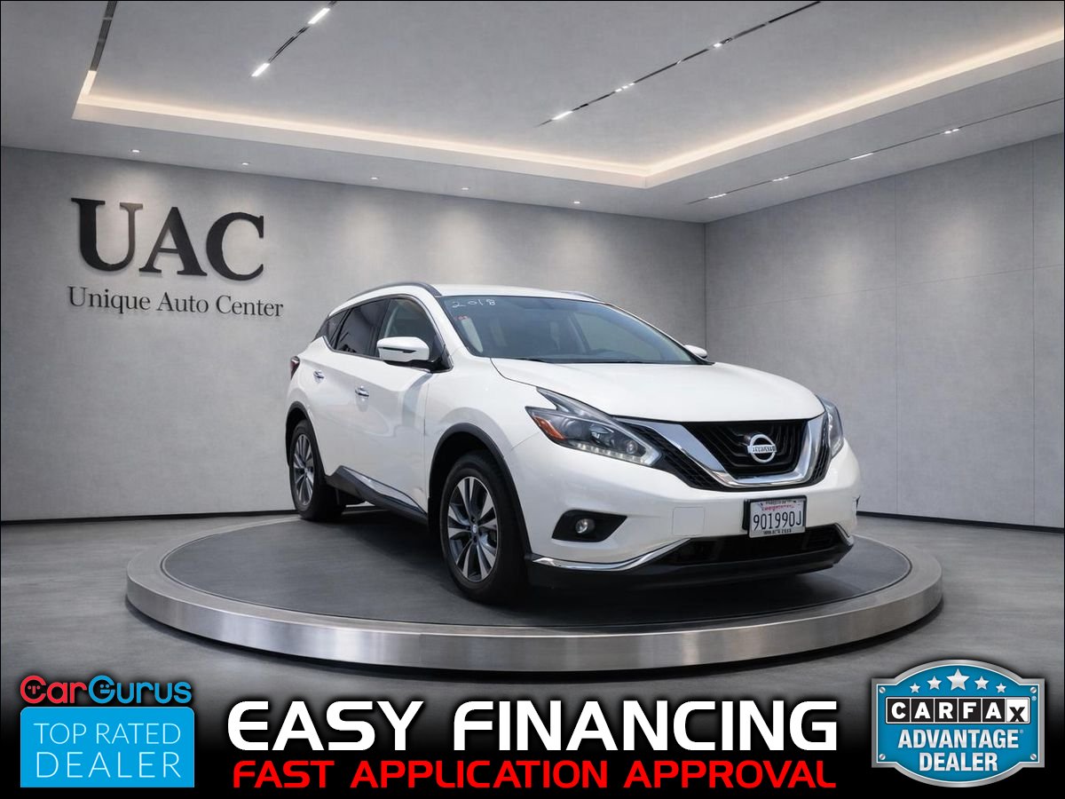 White 2018 Nissan Murano SUV / Crossover Front-Wheel Drive Continuously Variable Transmission