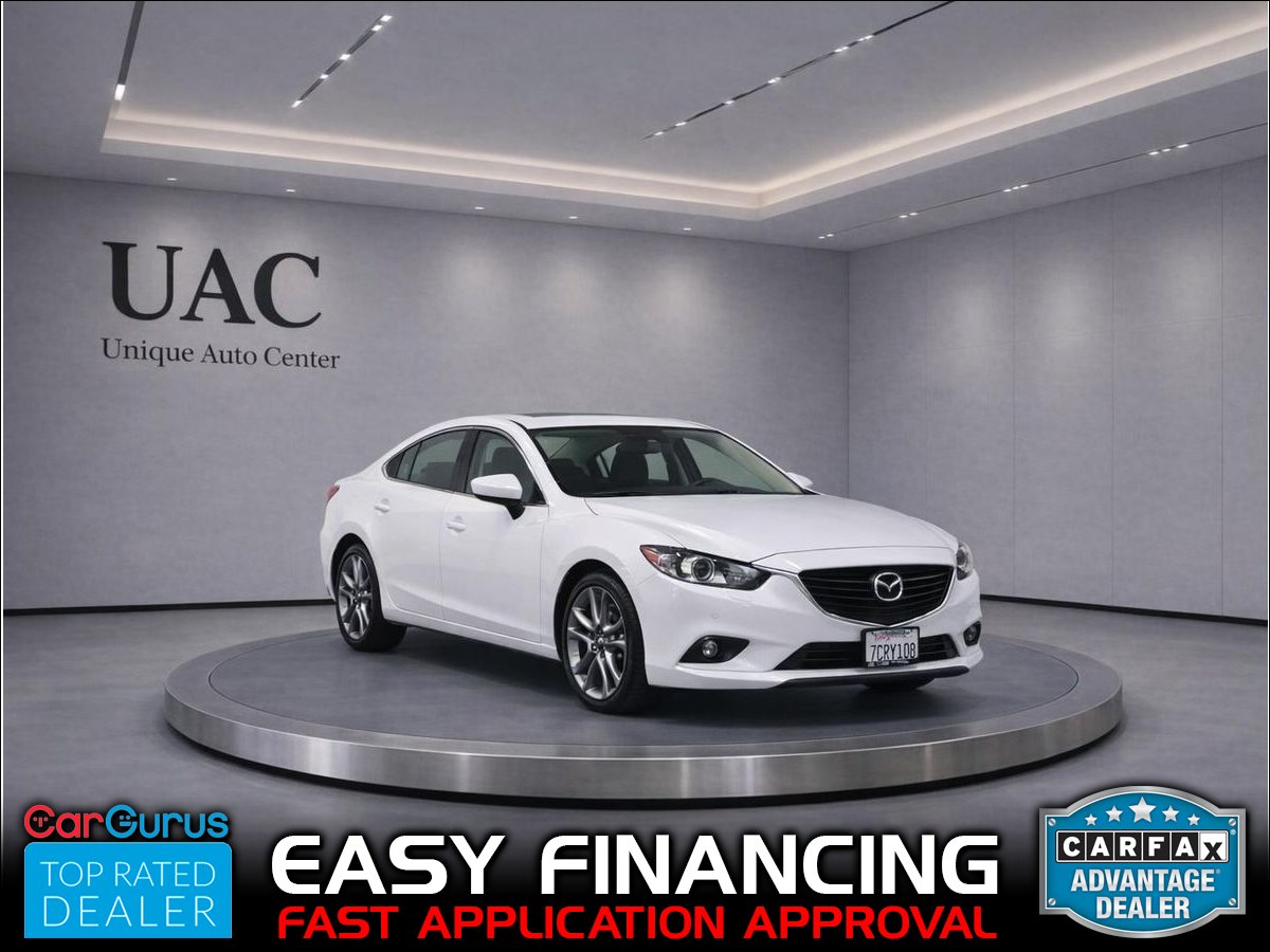 White 2014 Mazda MAZDA6 i Grand Touring Sedan Front-Wheel Drive 6-Speed Automatic