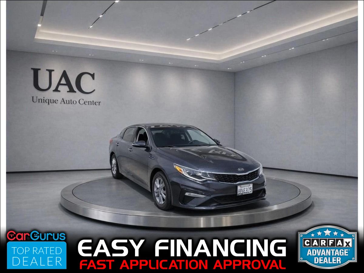 Gray 2019 Kia Optima LX FWD Sedan Front-Wheel Drive 6-Speed Automatic