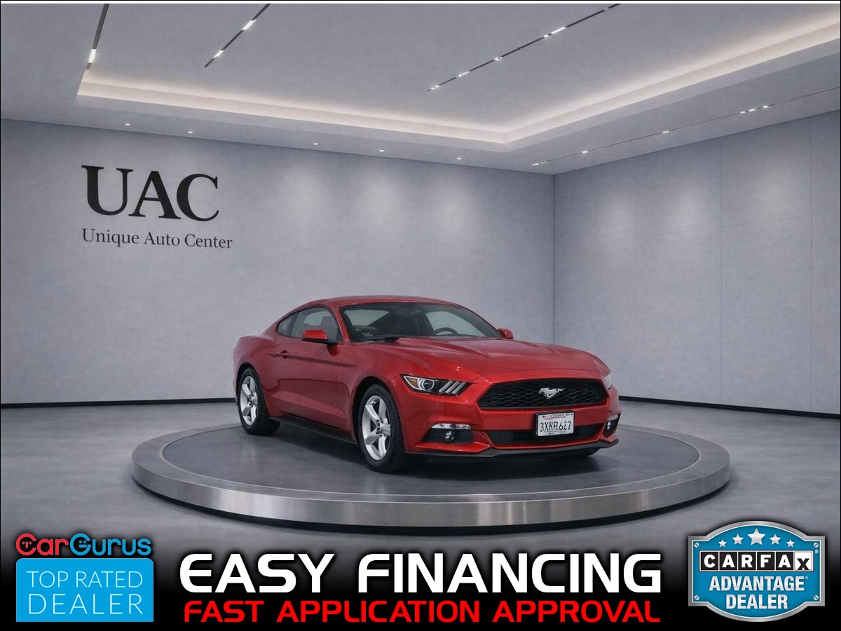 Red 2016 Ford Mustang Coupe Rear-Wheel Drive 6-Speed Automatic
