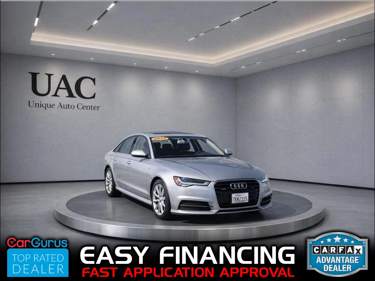 Gray 2015 Audi A6 3.0 TDI quattro Premium Plus Sedan AWD Sedan All-Wheel Drive 8-Speed Automatic