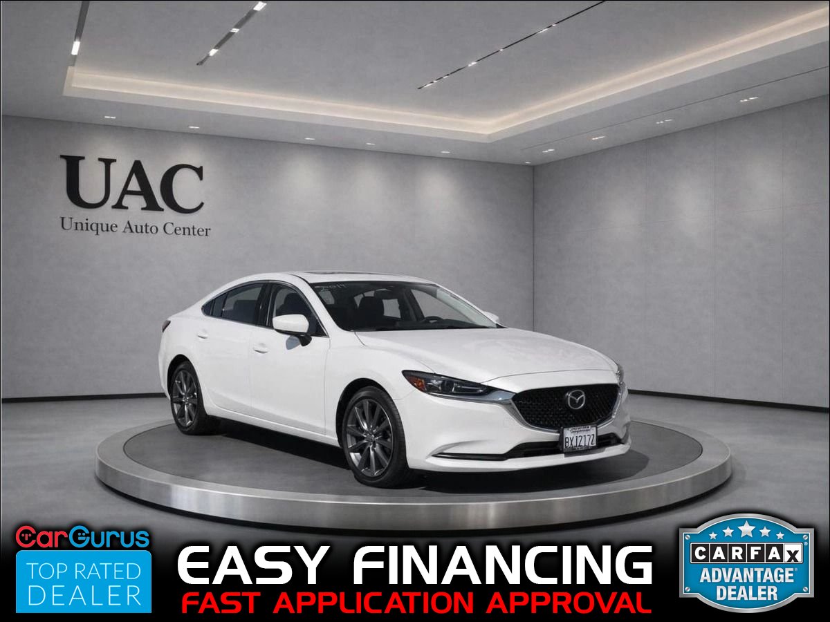 White 2019 Mazda MAZDA6 Touring FWD Sedan Front-Wheel Drive 6-Speed Automatic