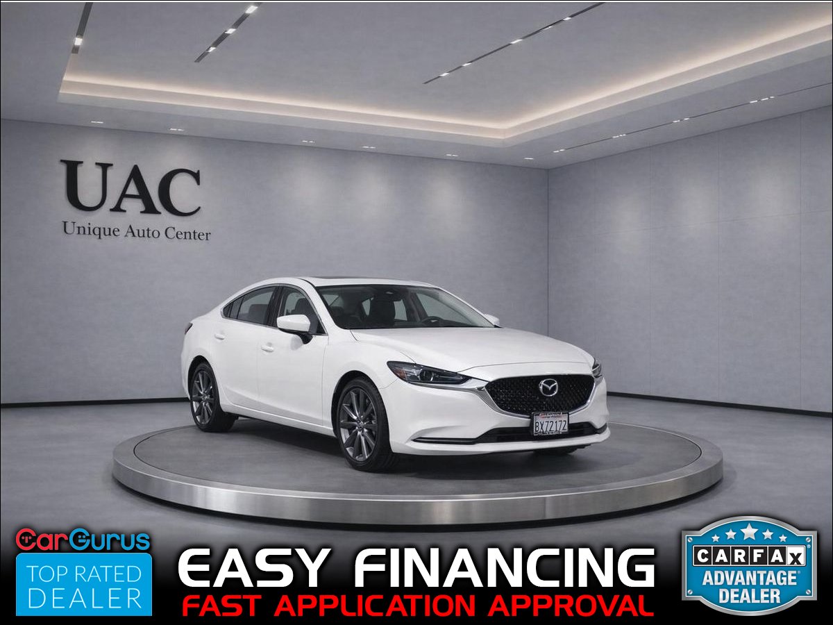 White 2019 Mazda MAZDA6 Touring FWD Sedan Front-Wheel Drive 6-Speed Automatic