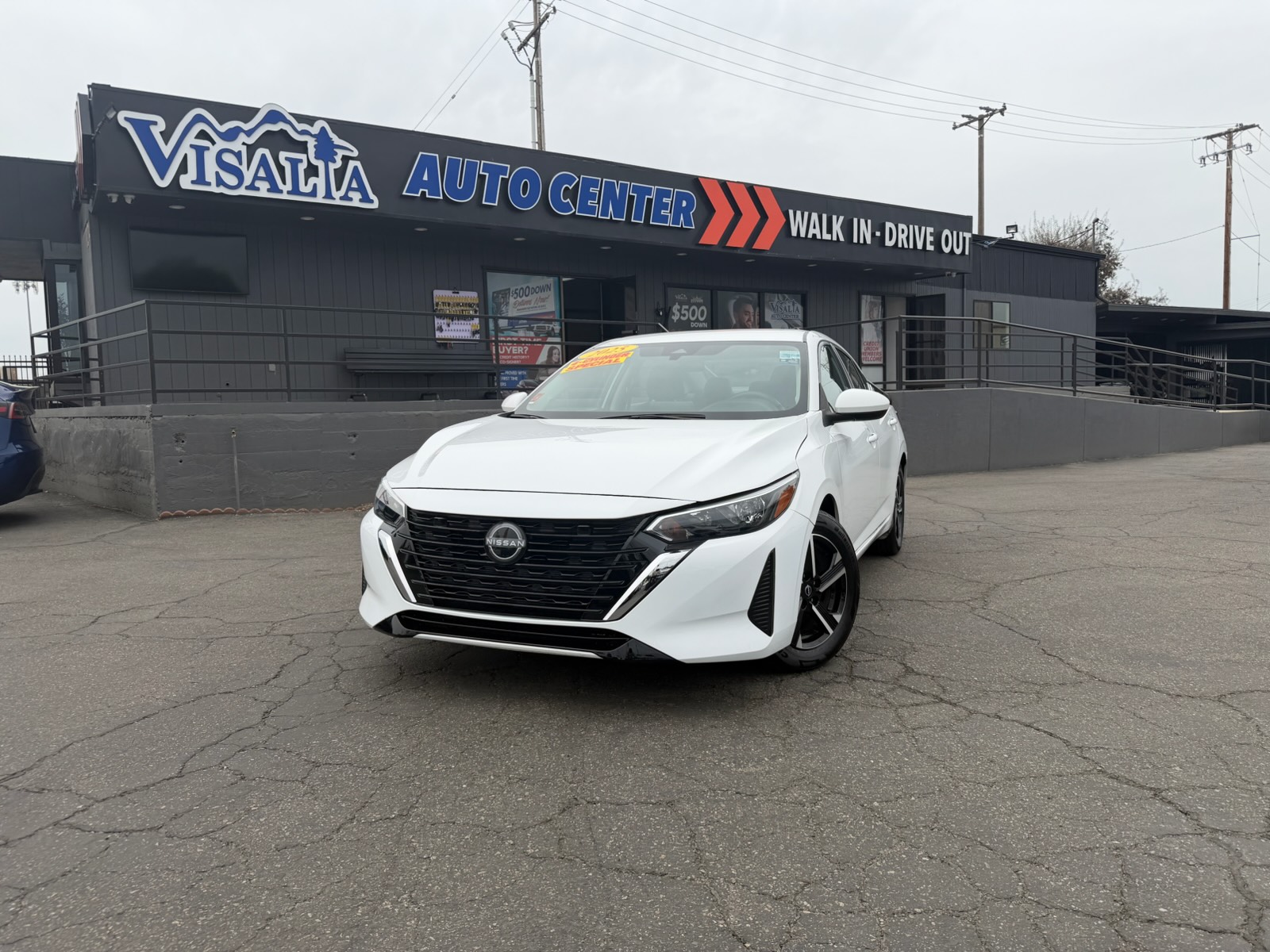 White 2025 Nissan Sentra Sedan Front-Wheel Drive Continuously Variable Transmission